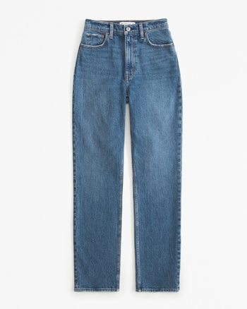 Curve Love Ultra High Rise 90s Straight Jean from Abercrombie & Fitch - $26.97