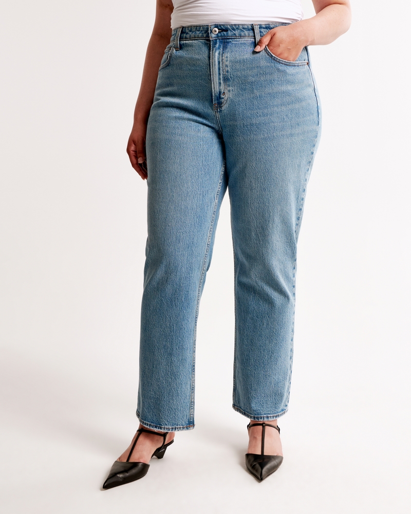 Women's High Rise Vintage Straight Jean Women's Clearance
