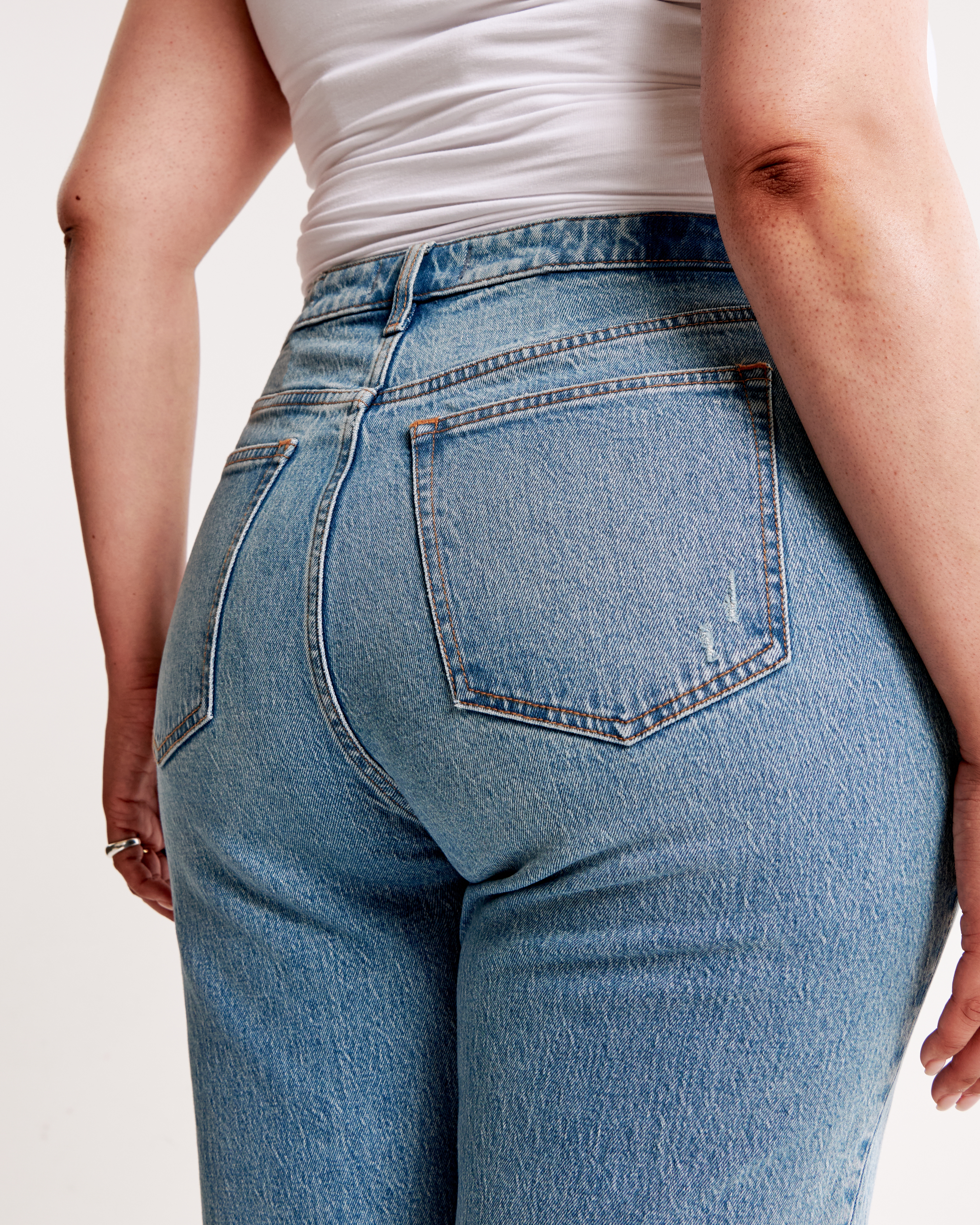 Abercrombie vintage on sale high rise jeans