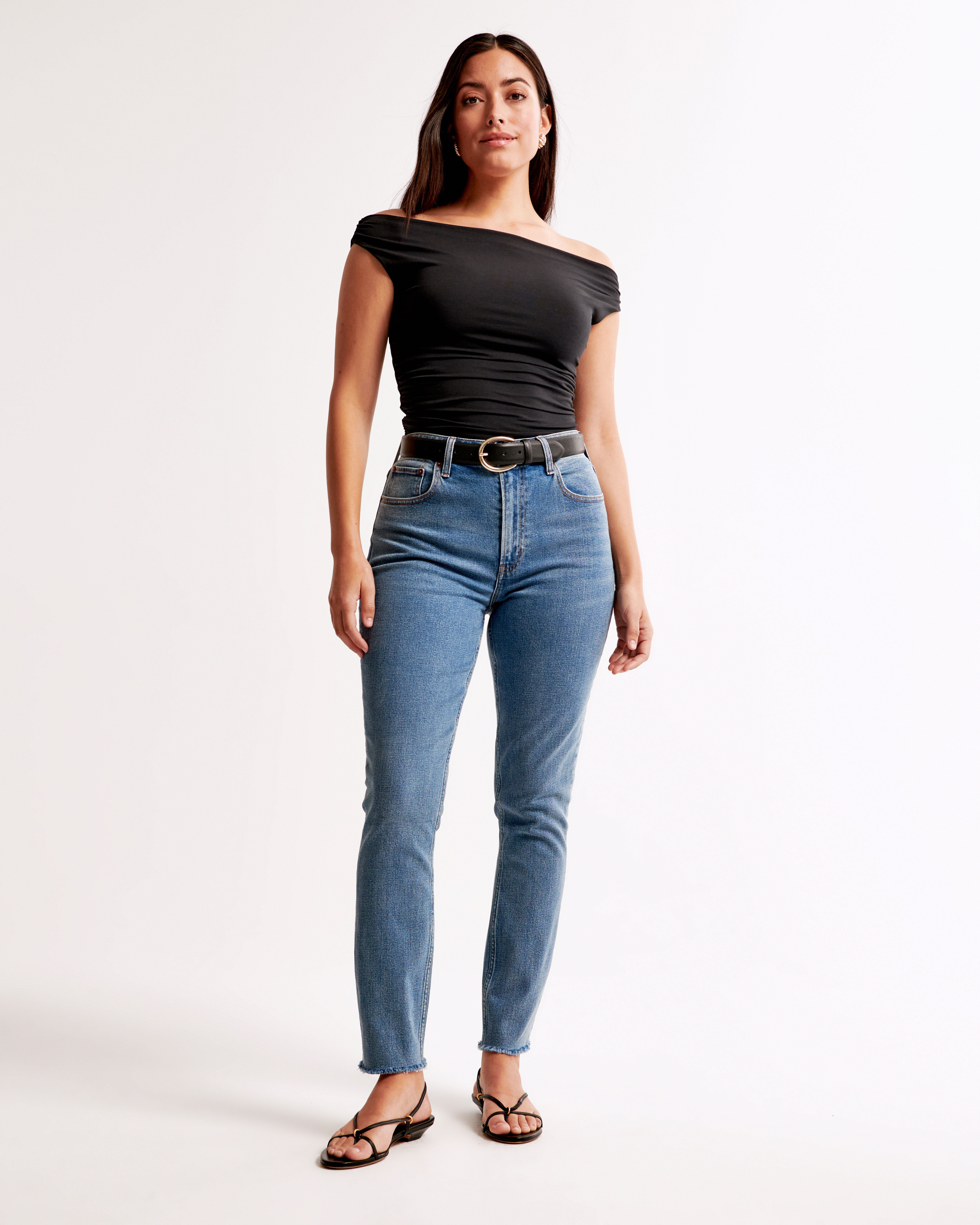 Abercrombie curve love deals jeans