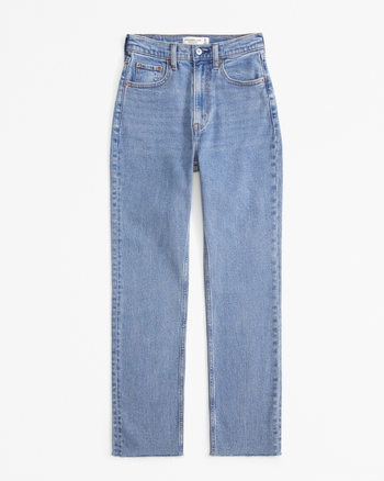 Ultra High Rise Ankle Straight Jean