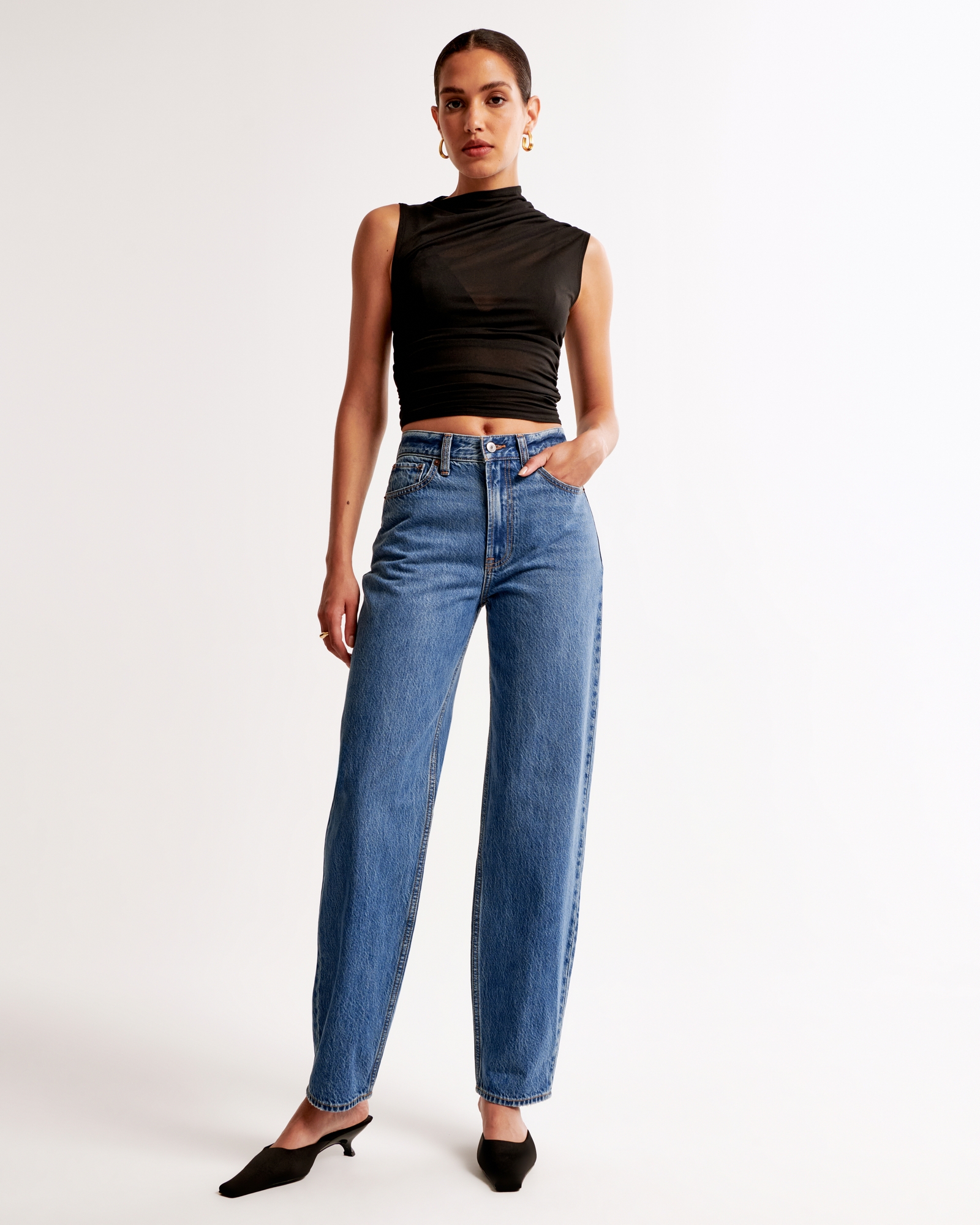 High Rise Tapered Loose Jean