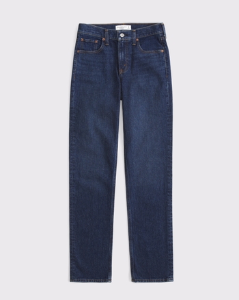 Mid Rise 90s Straight Jean