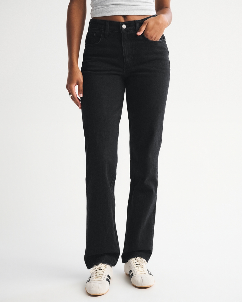 Curve Love Mid Rise 90s Straight Jean