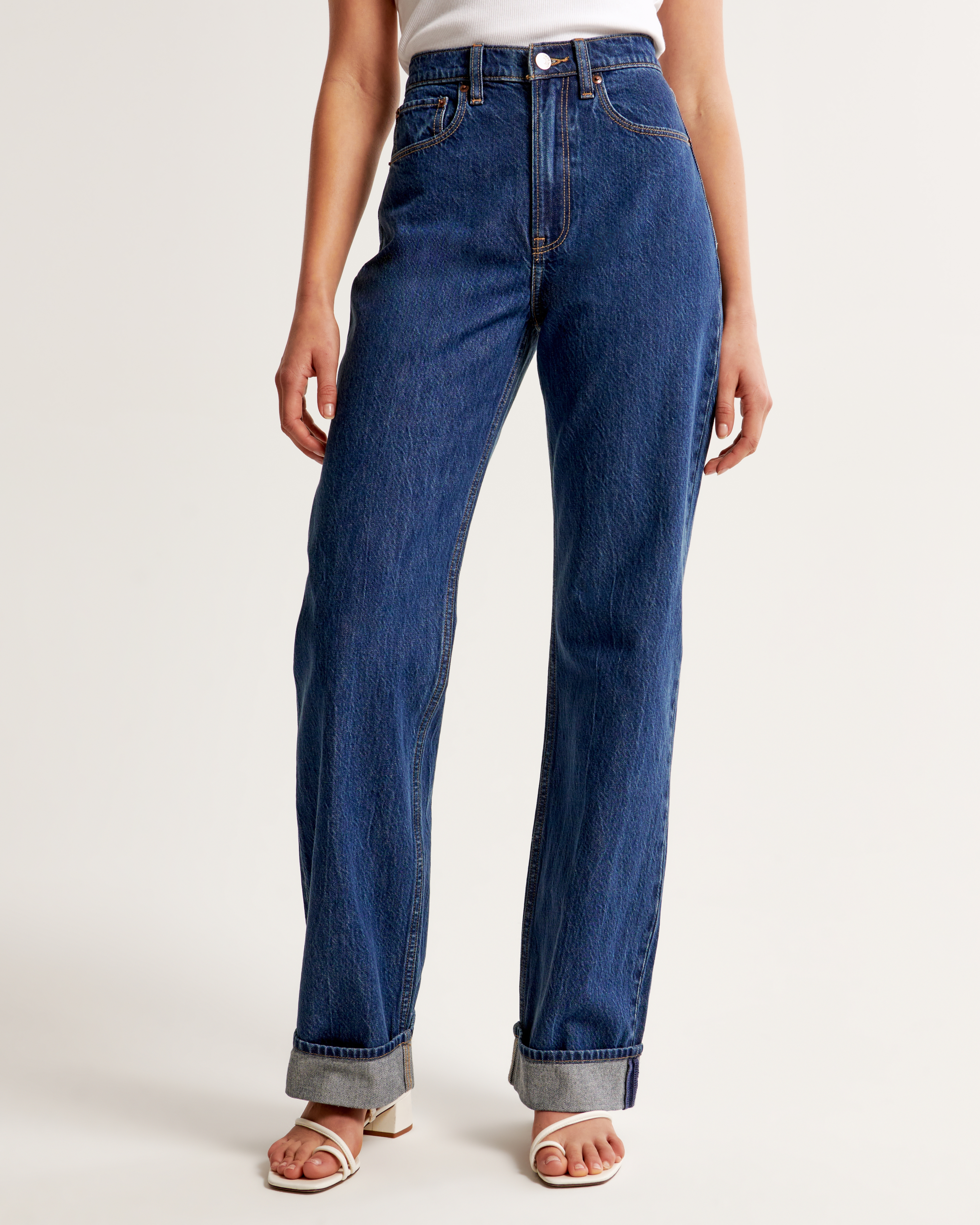 9/23終了しました 【高品質】 Abercrombie & Fitch XL Women's High Rise Loose Jean | Women's Bottoms | Abercrombie.com