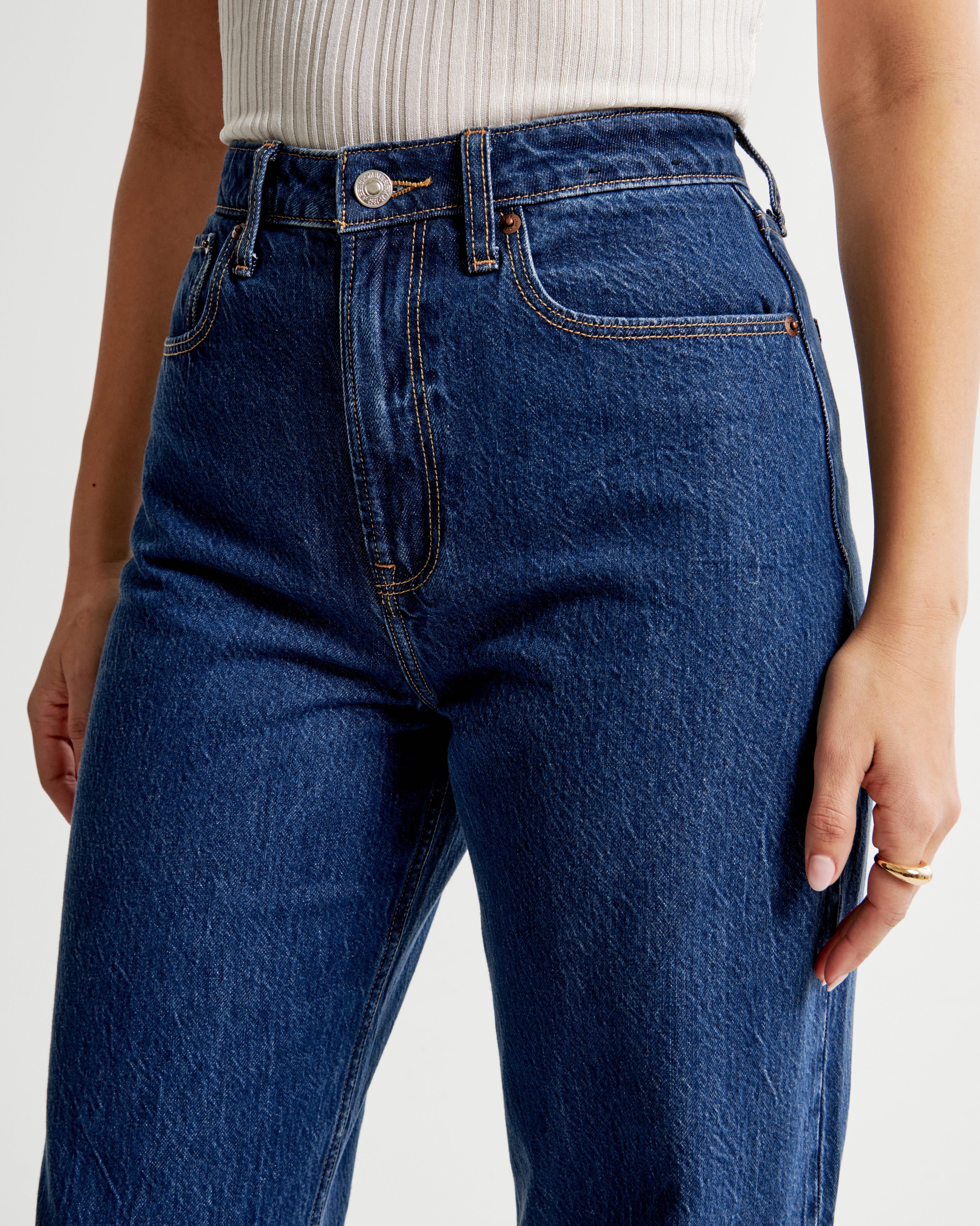 Women's Curve Love High Rise Loose Jean | Women's Clearance
