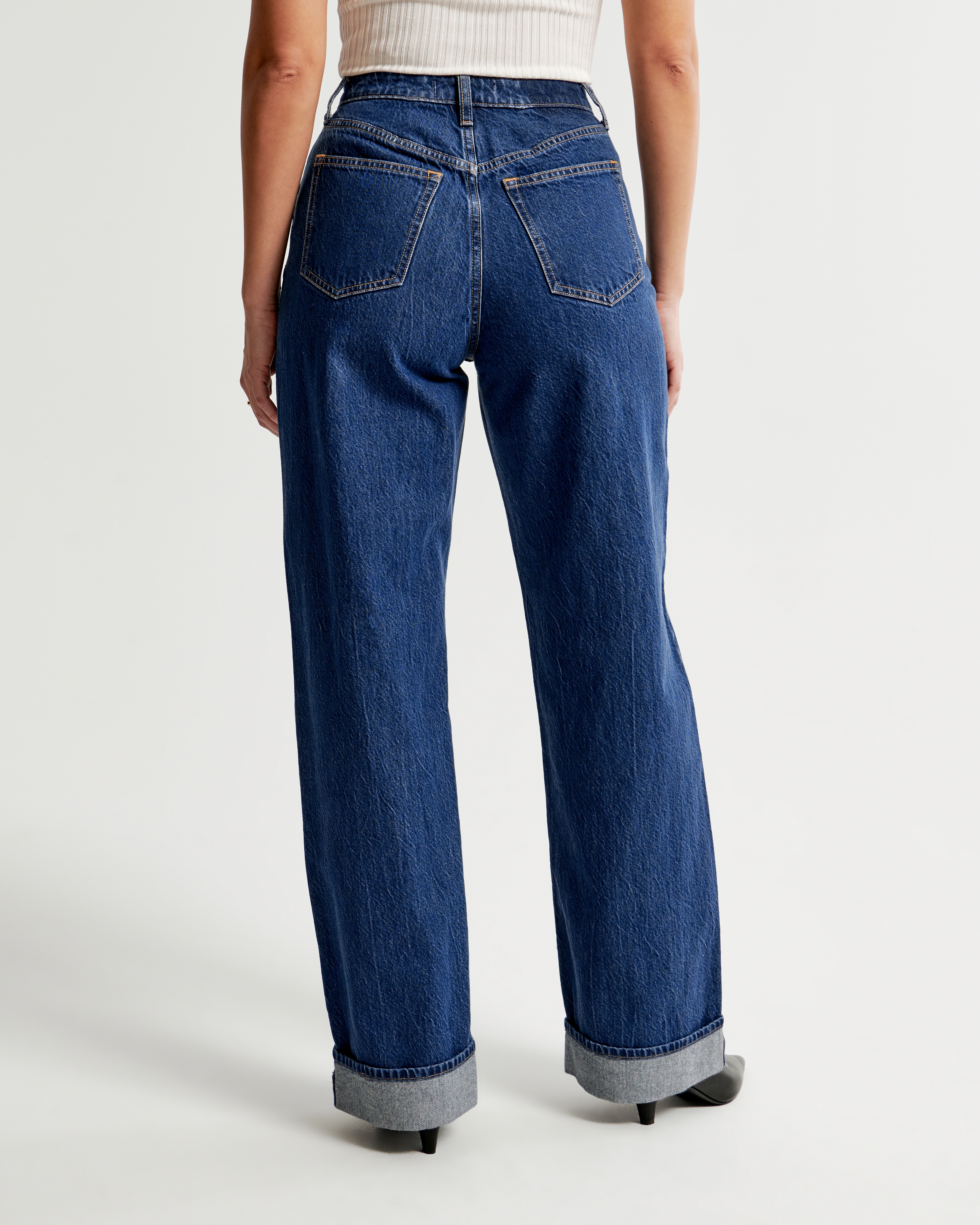 新品 Andequal back slit curve denim pants back slit curve denim pants – andequal