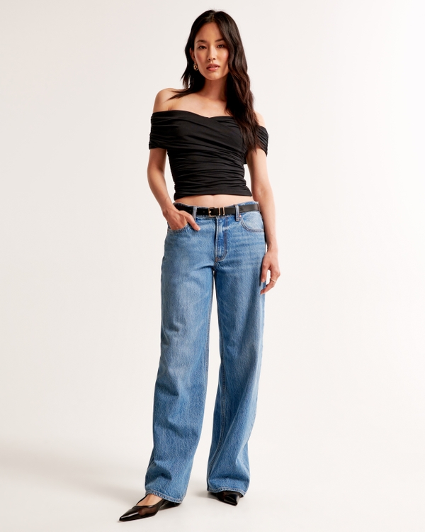 Low Rise Ultra Loose Jean, Medium view 1
