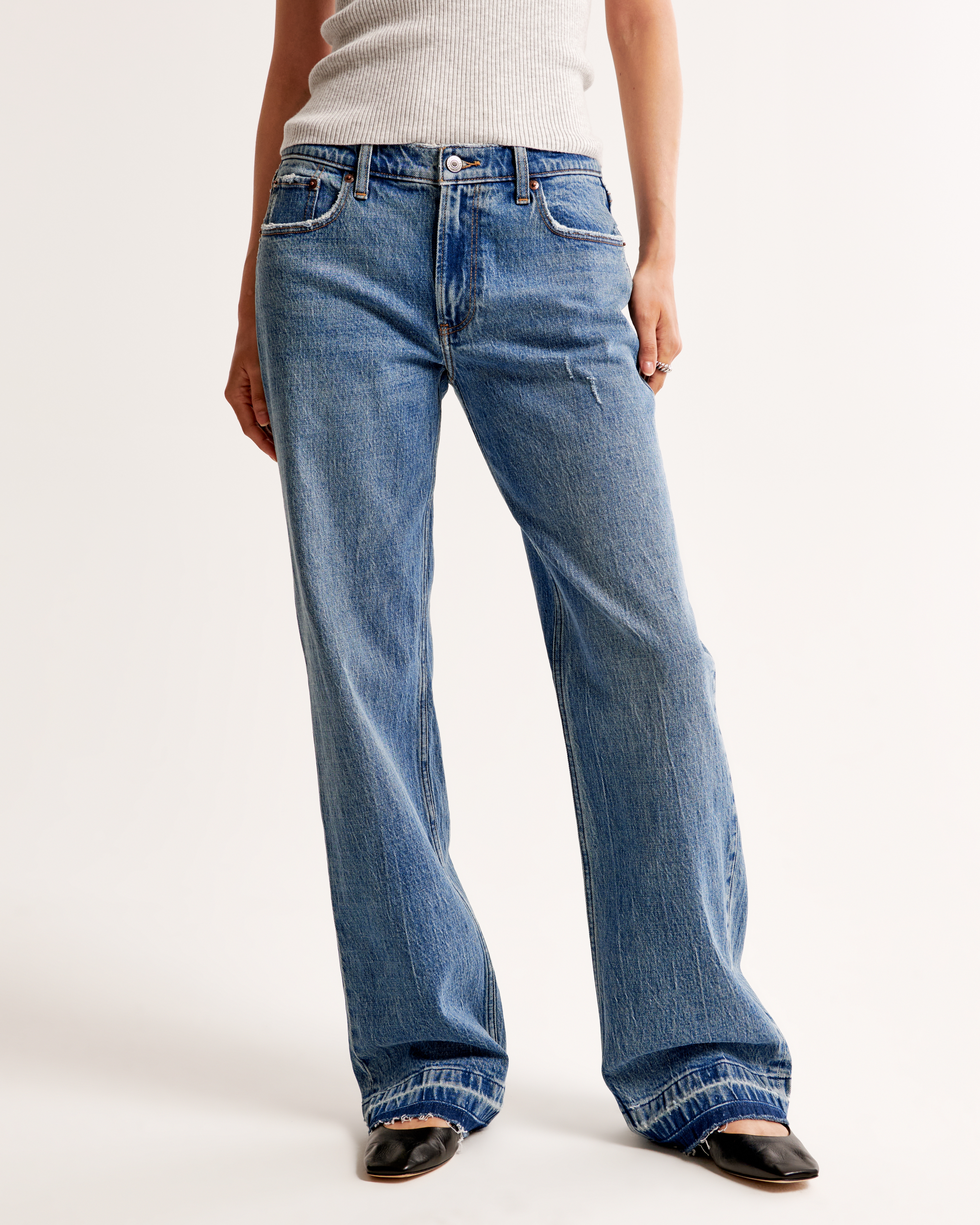 Abercrombie & Fitch Low Rise Baggy Jean