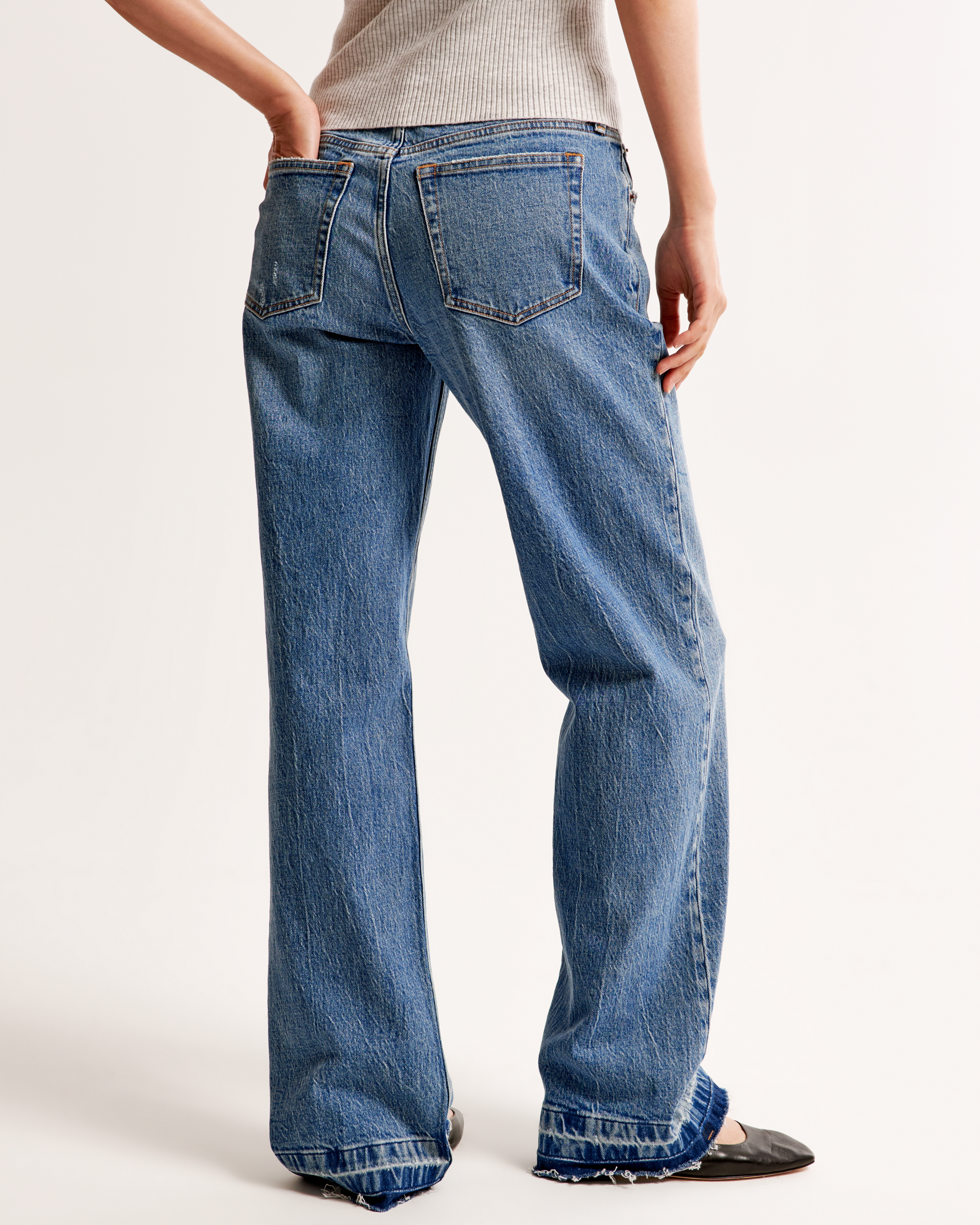 Abercrombie & Fitch Low Rise Baggy Jean