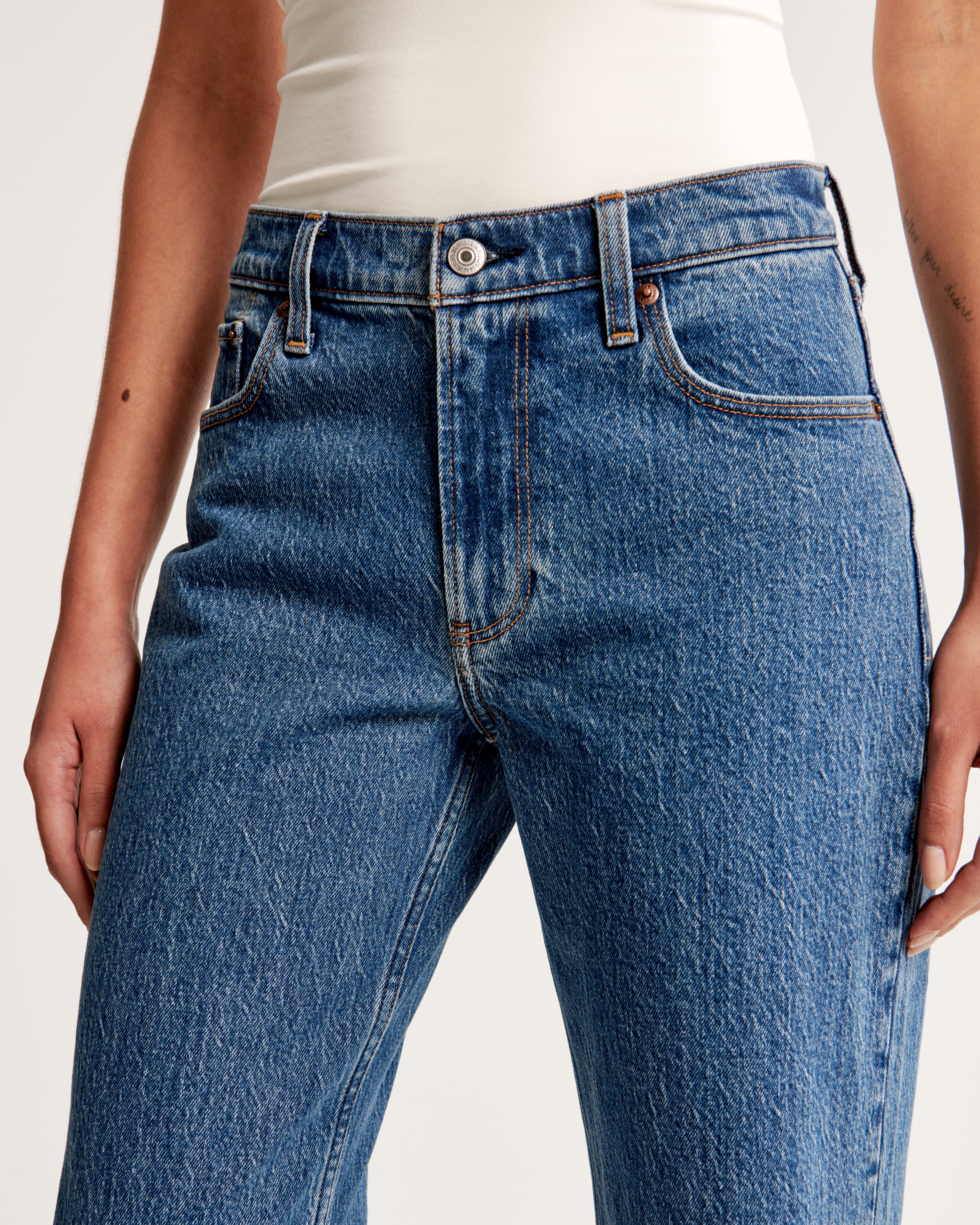 JOEY LOW RISE FLAP FLARE JEAN - Blue | True Religion