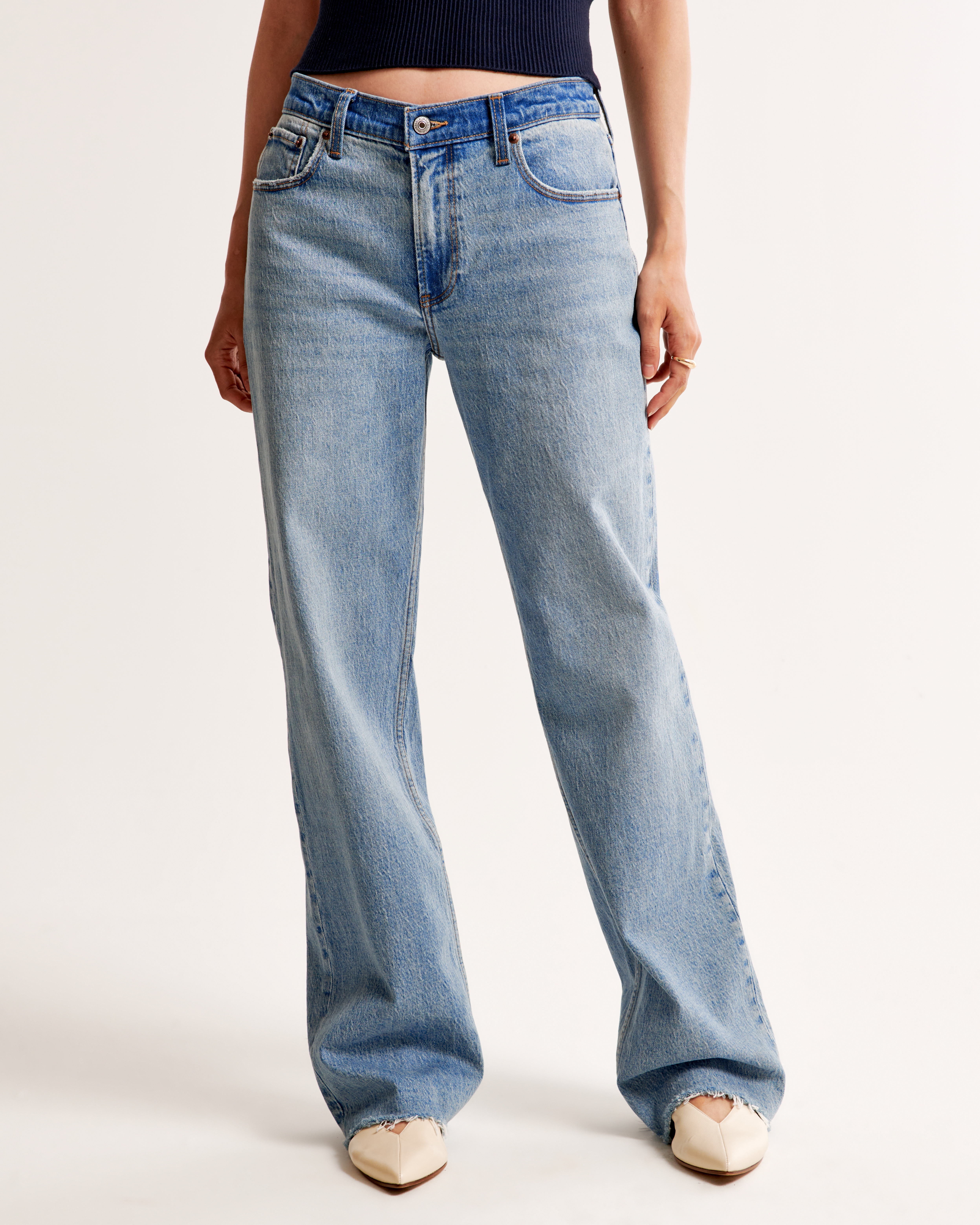 Women's Low Rise Baggy Jean | Women's Bottoms | Abercrombie.com