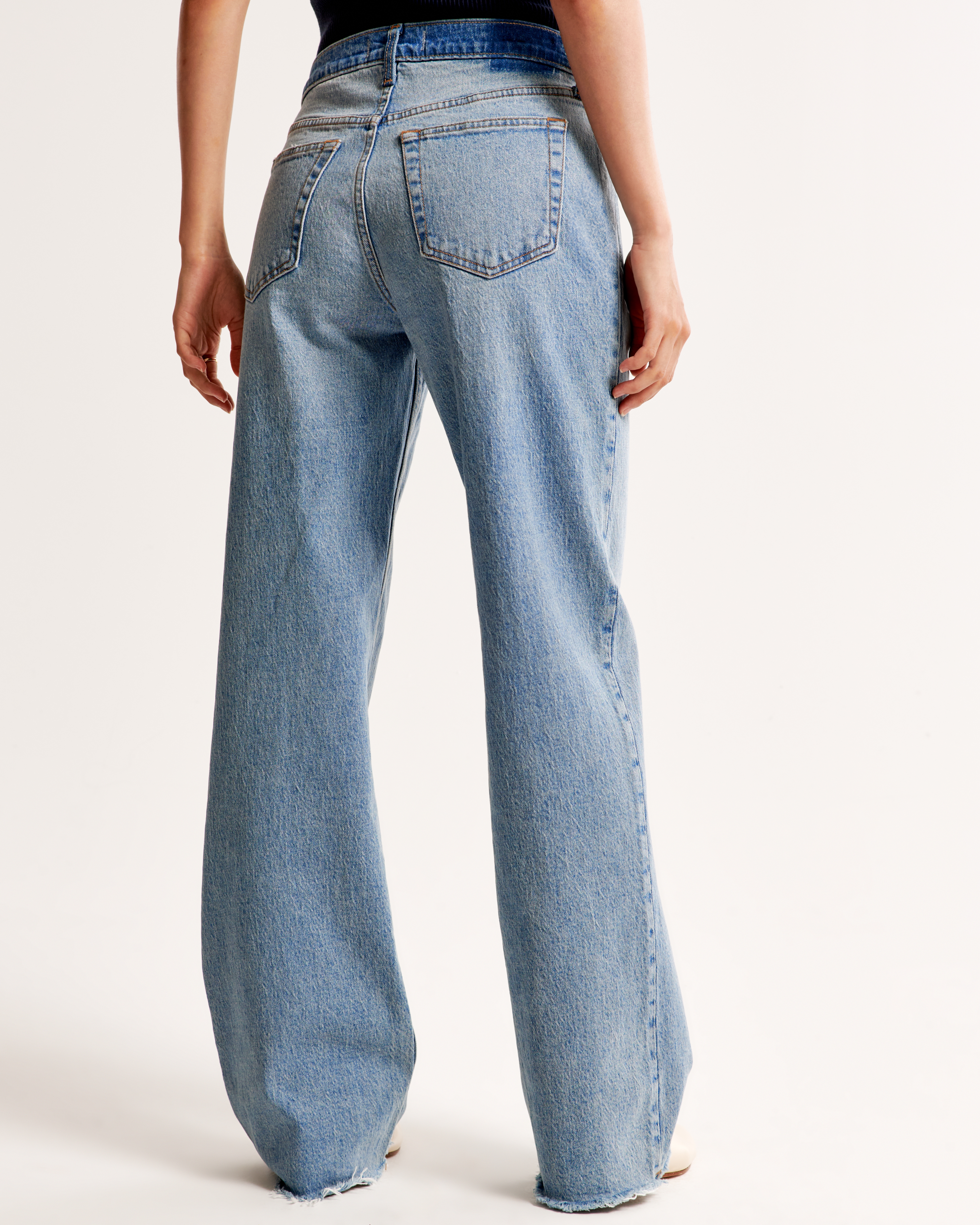 Women's Low Rise Baggy Jean | Women's Bottoms | Abercrombie.com
