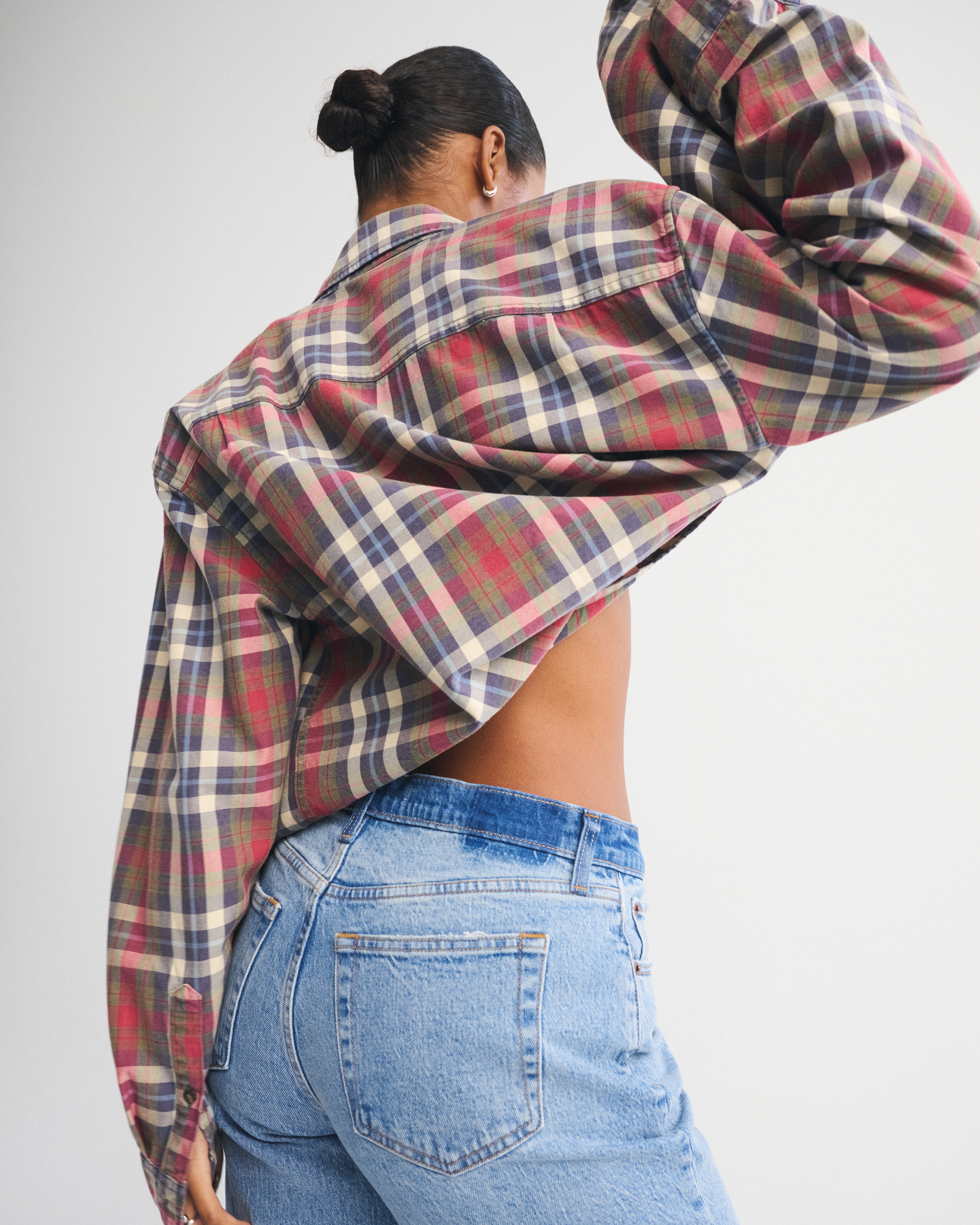 Abercrombie & Fitch Curve Love Low Rise Baggy Jean