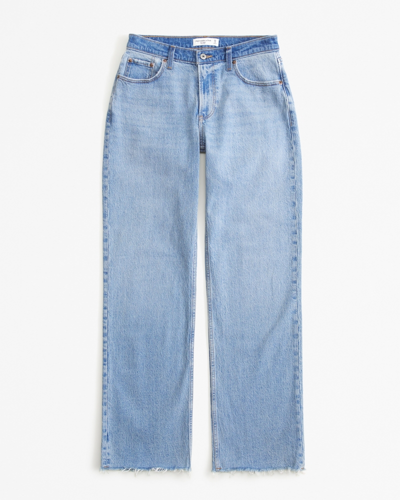 Abercrombie orders Curve Love 90s Baggy Low Rise Jean