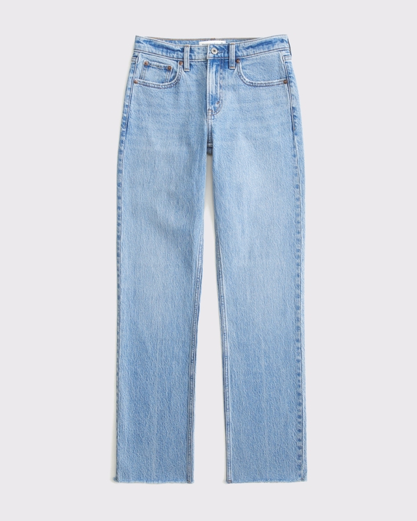 Mid Rise 90s Straight Jean, Medium