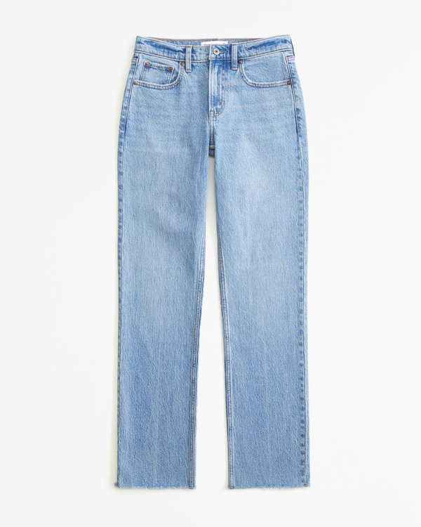 Curve Love Mid Rise 90s Straight Jean, Medium view 1