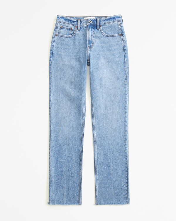 Curve Love Mid Rise 90s Straight Jean, Medium