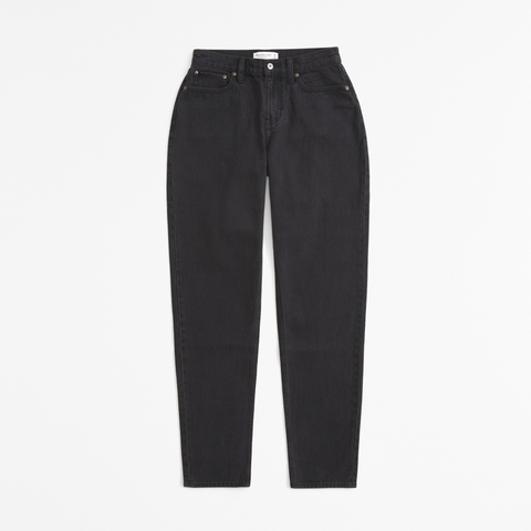 Женские джинсы Abercrombie & Fitch Curve Love Low Rise Stacked Taper Jean