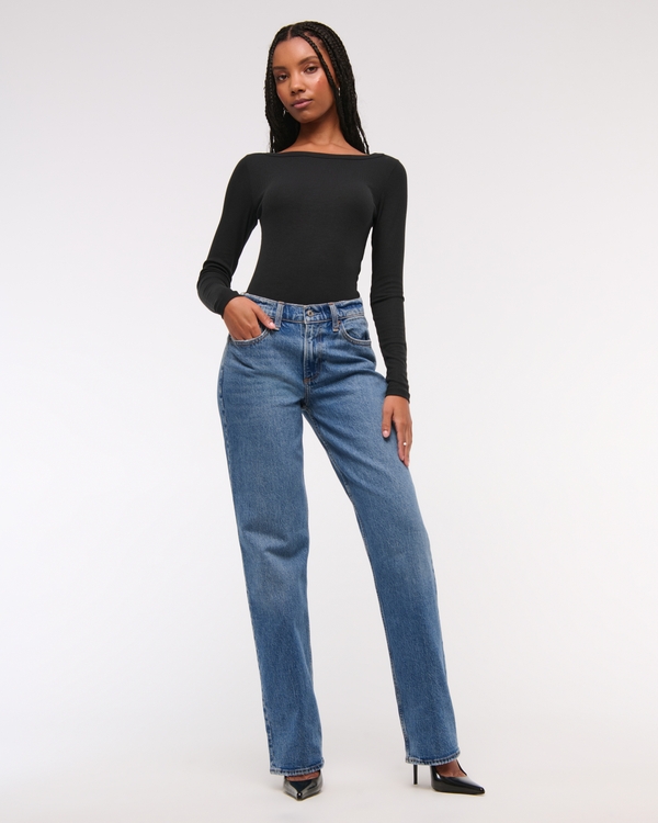 Women s Wide Leg Jeans Women s Jeans Abercrombie Fitch