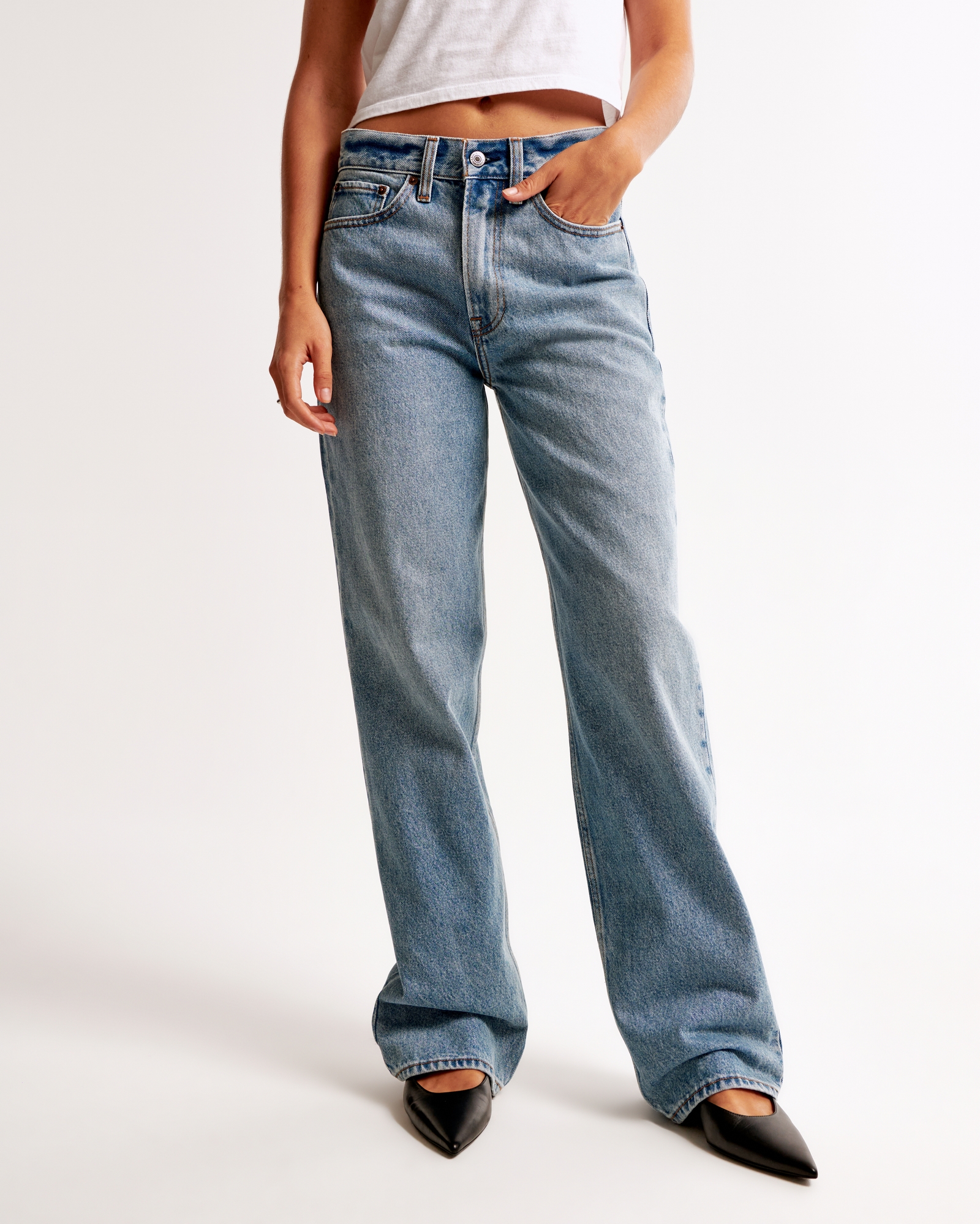 Mid Rise Slouchy Jean