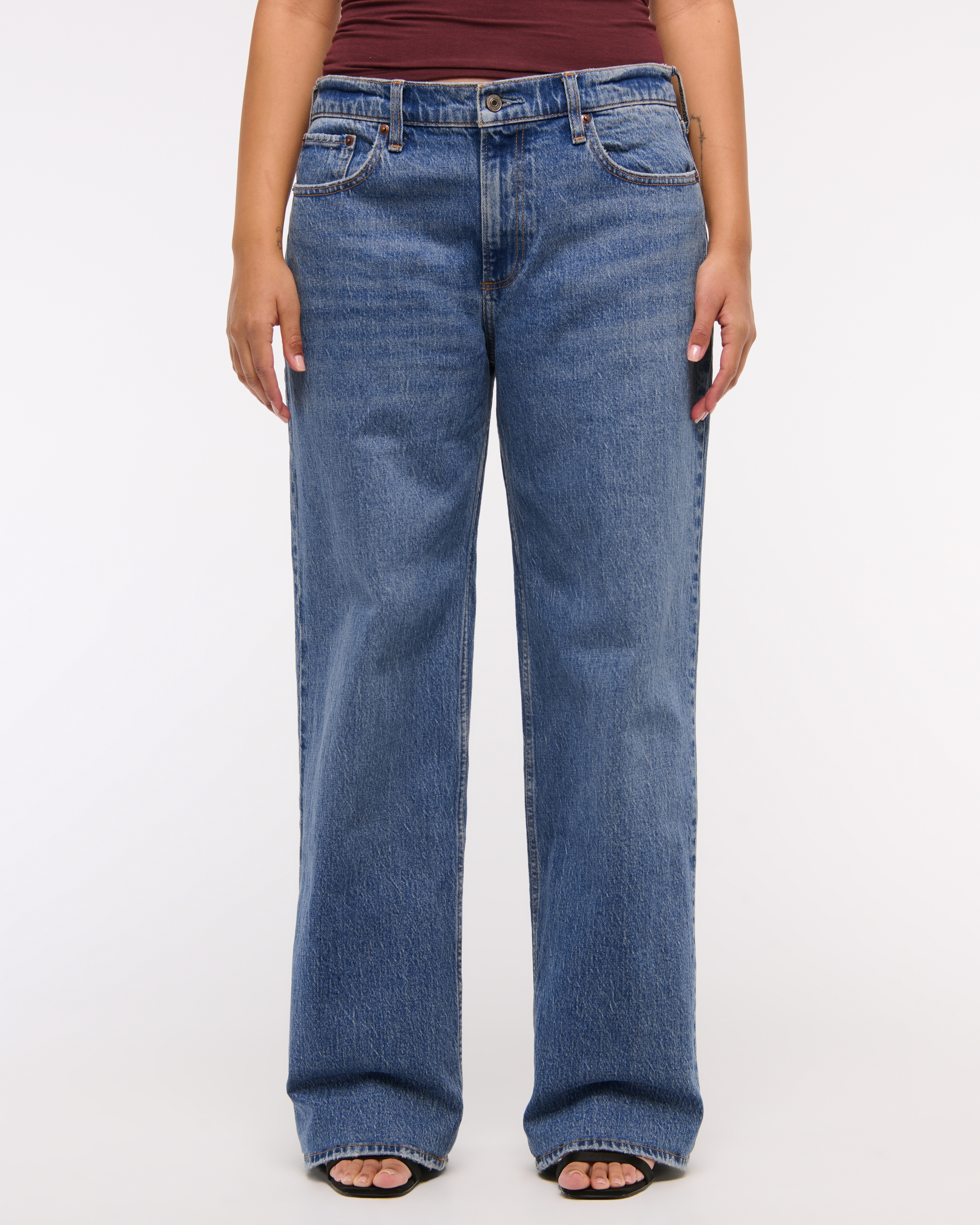 Abercrombie & Fitch Low Rise Baggy Jean