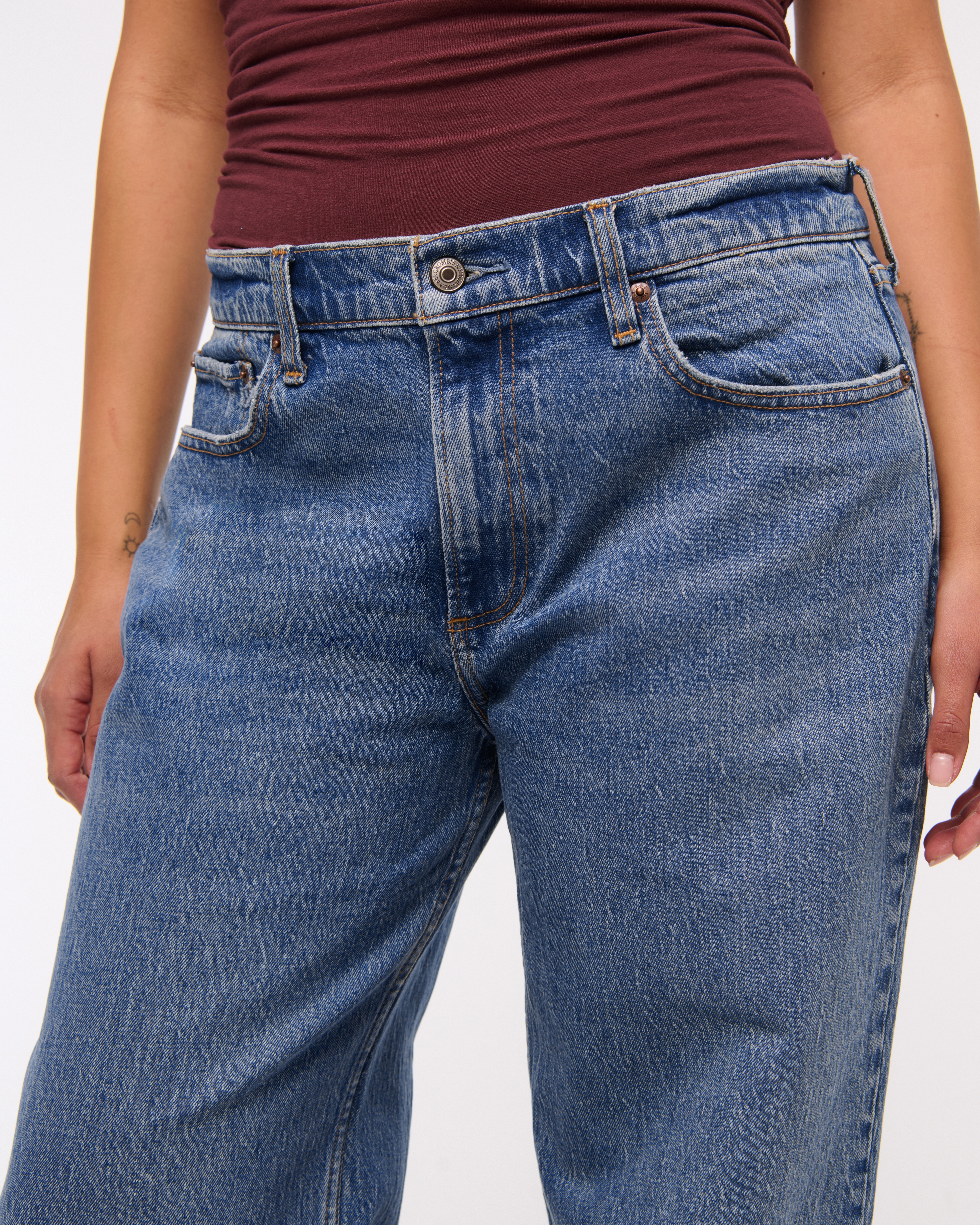 Abercrombie & Fitch Low Rise Baggy Jean