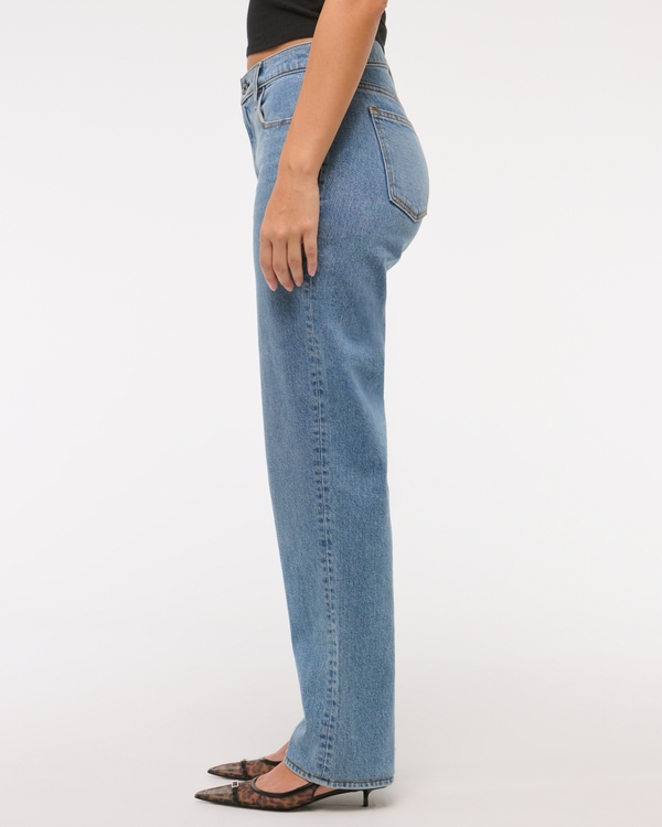Curve Love Mid Rise 90s Straight Jean
