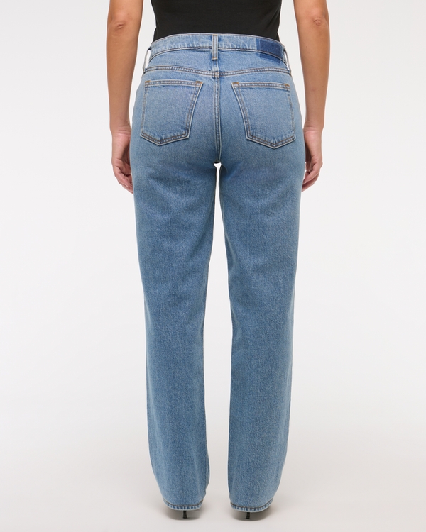 Curve Love Mid Rise 90s Straight Jean