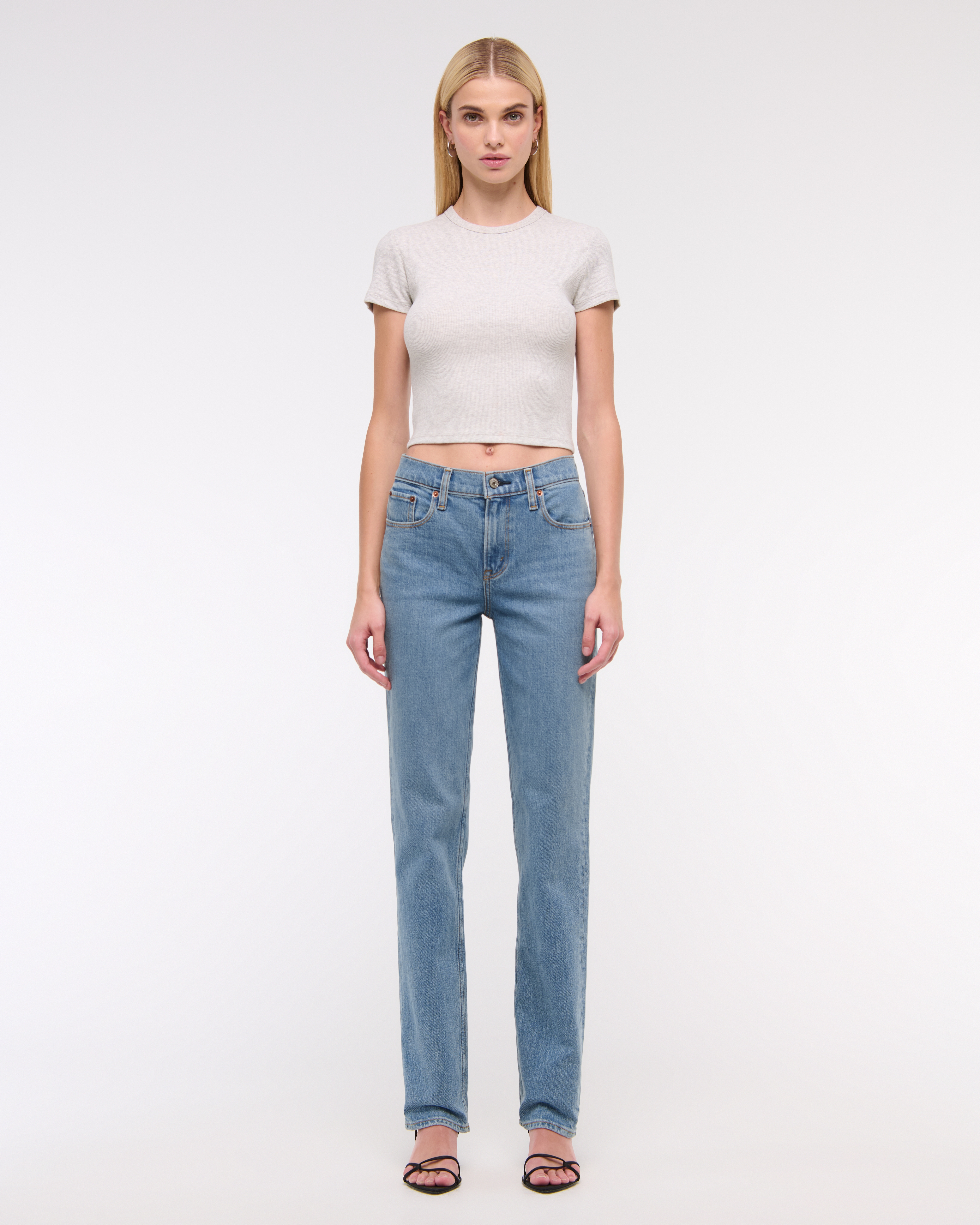【PORTERNA】25SS★ PRTN)Classic mid-rise straight jeans AGOLDE 90s mid-rise straight-leg organic jeans | NET-A-PORTER