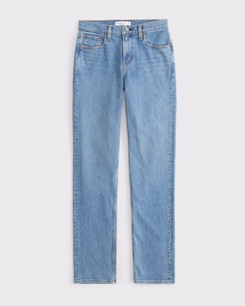 Mid Rise 90s Straight Jean from Abercrombie & Fitch - $26.97