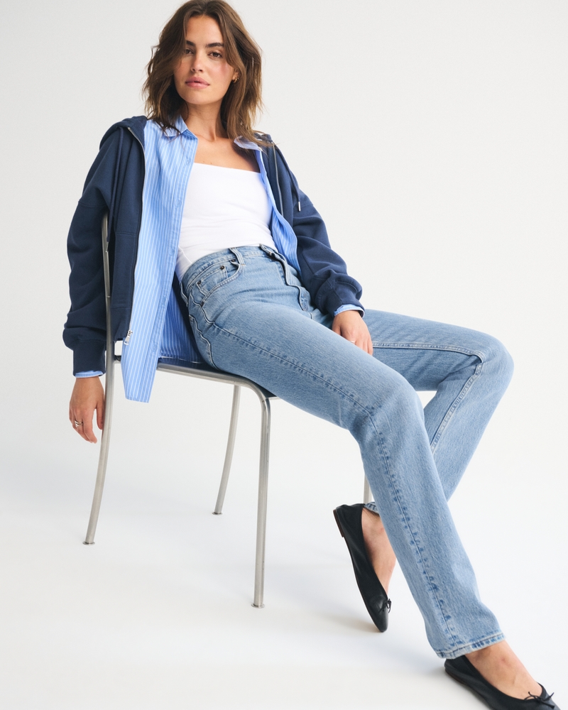 Women's Ultra High Rise 90s Straight Jean Women's Bottoms