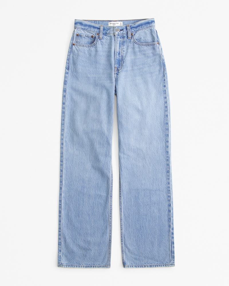 Women's High Rise Loose Jean | Women's Bottoms | Abercrombie.com