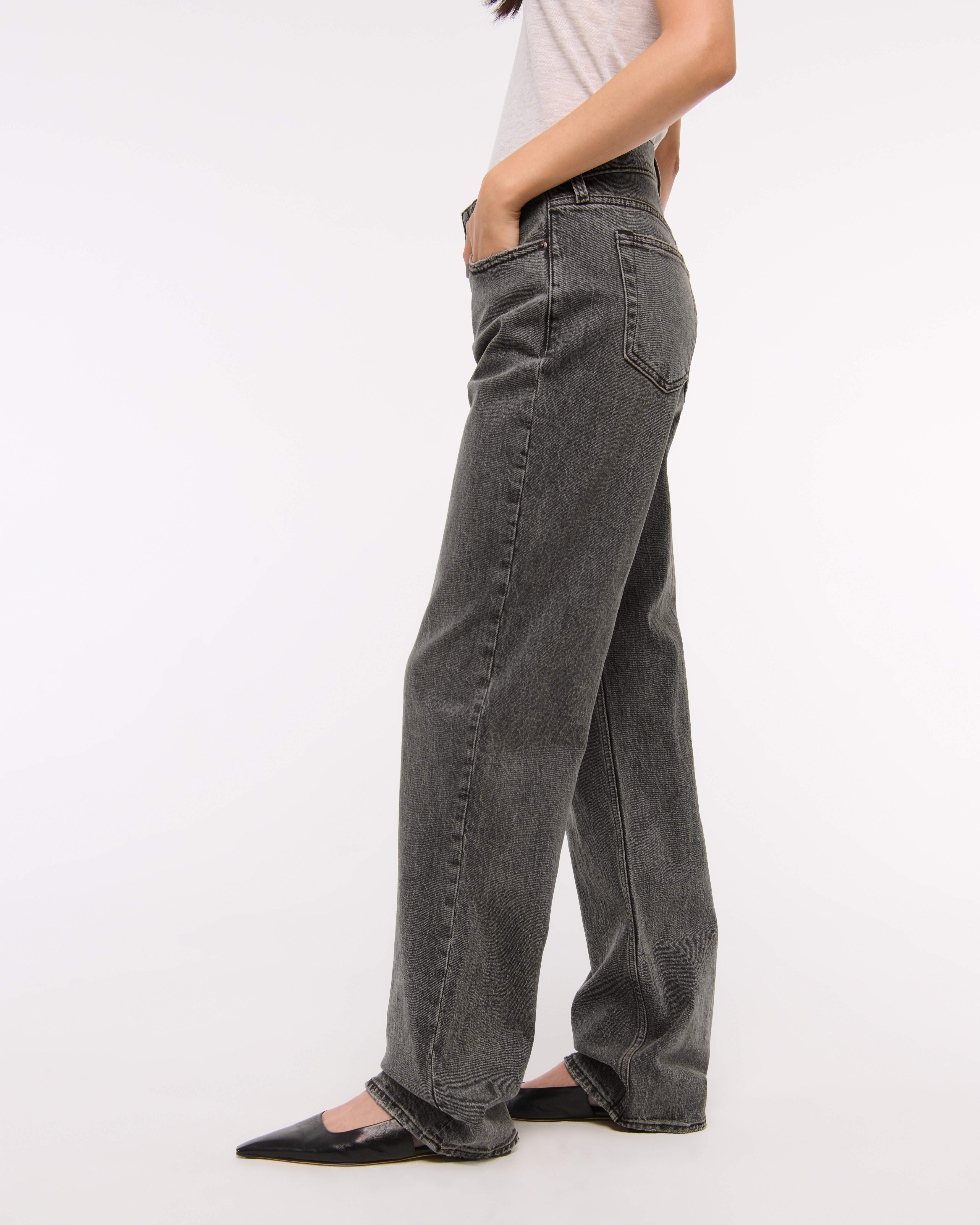 格安❗️【Deuxieme Classe】Loose Jeans (GRAY)34 Loose Jeans (GRAY)（デニムパンツ）｜Deuxieme Classe