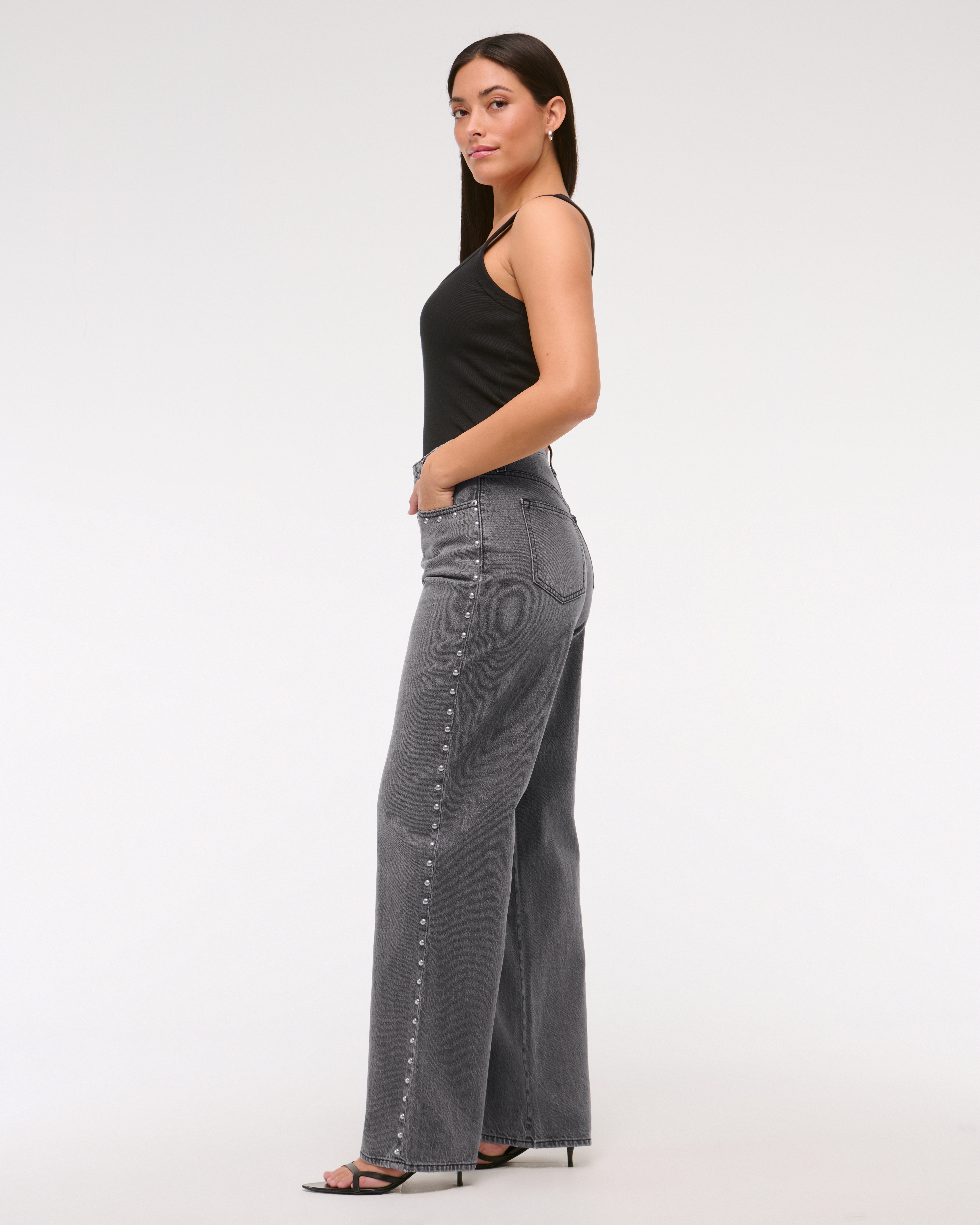 Women's Curve Love High Rise Loose Jean | Women's Clearance