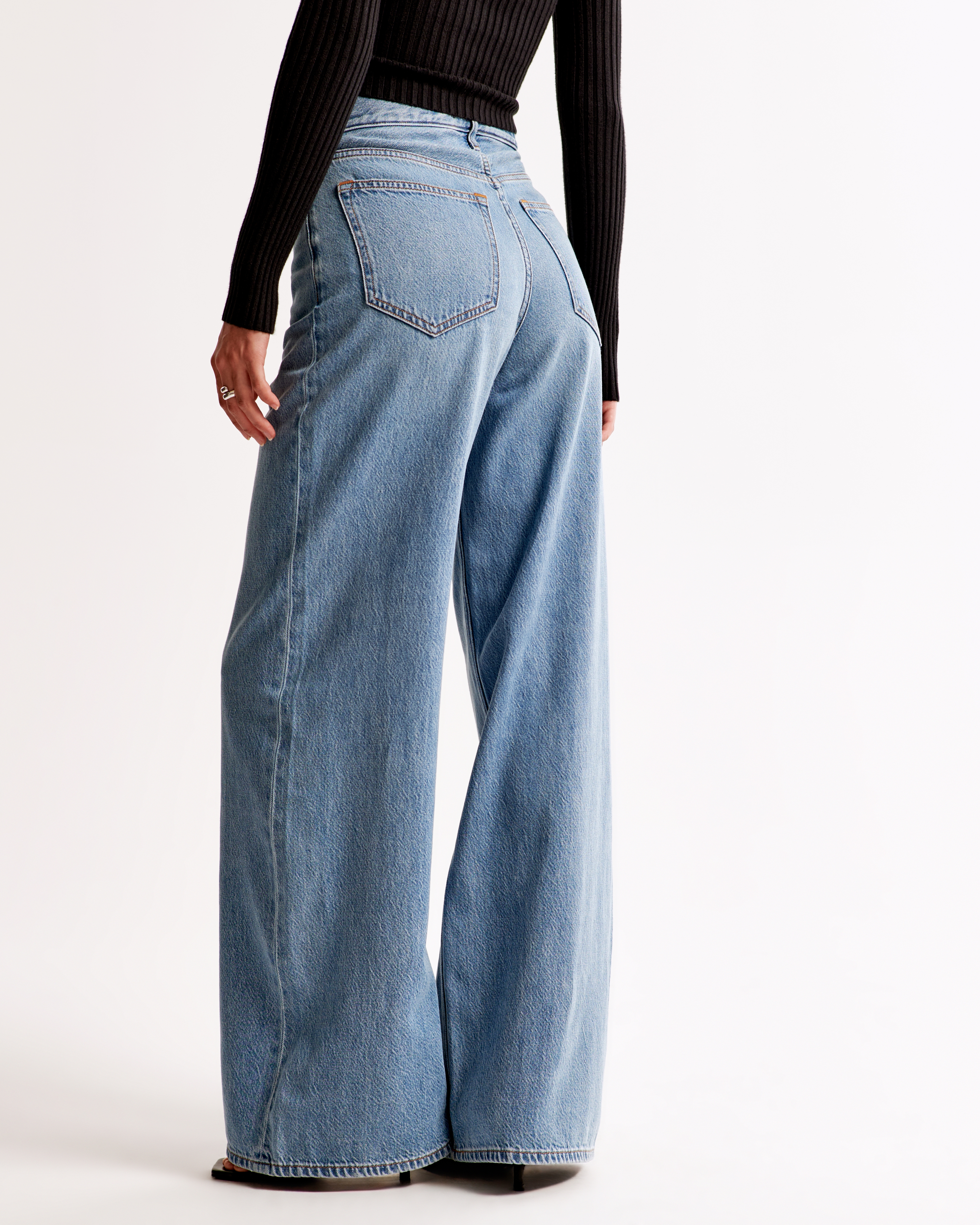 Women's High Rise Wide Leg Jean | Women's Clearance