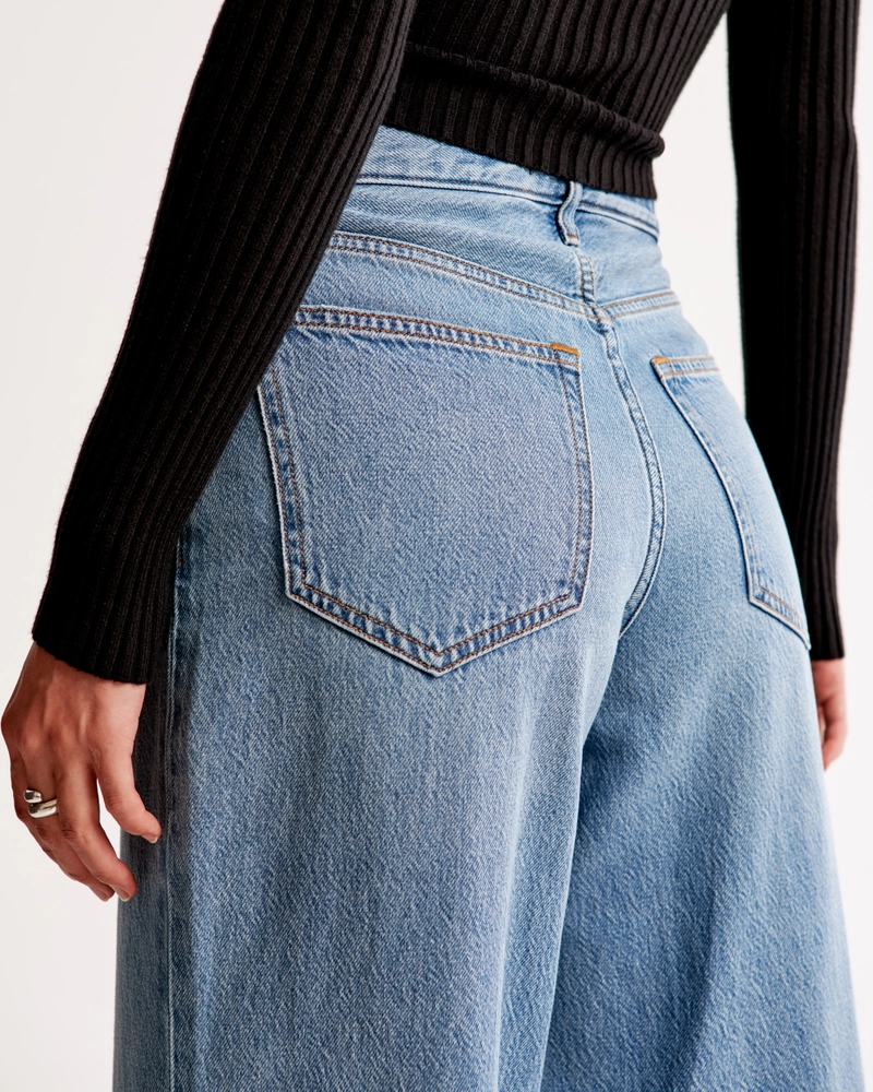High Rise Wide Leg Jean
