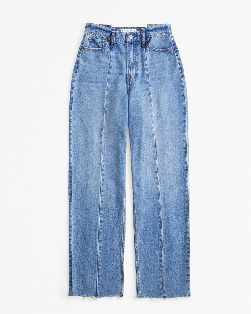 ABERCROMBIE CURVE LOVE hotsell HIGH RISE LOOSE JEAN