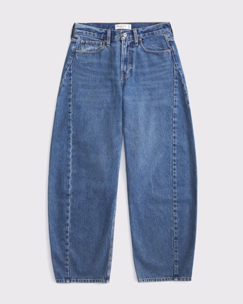 Curve Love Mid Rise Barrel Jean