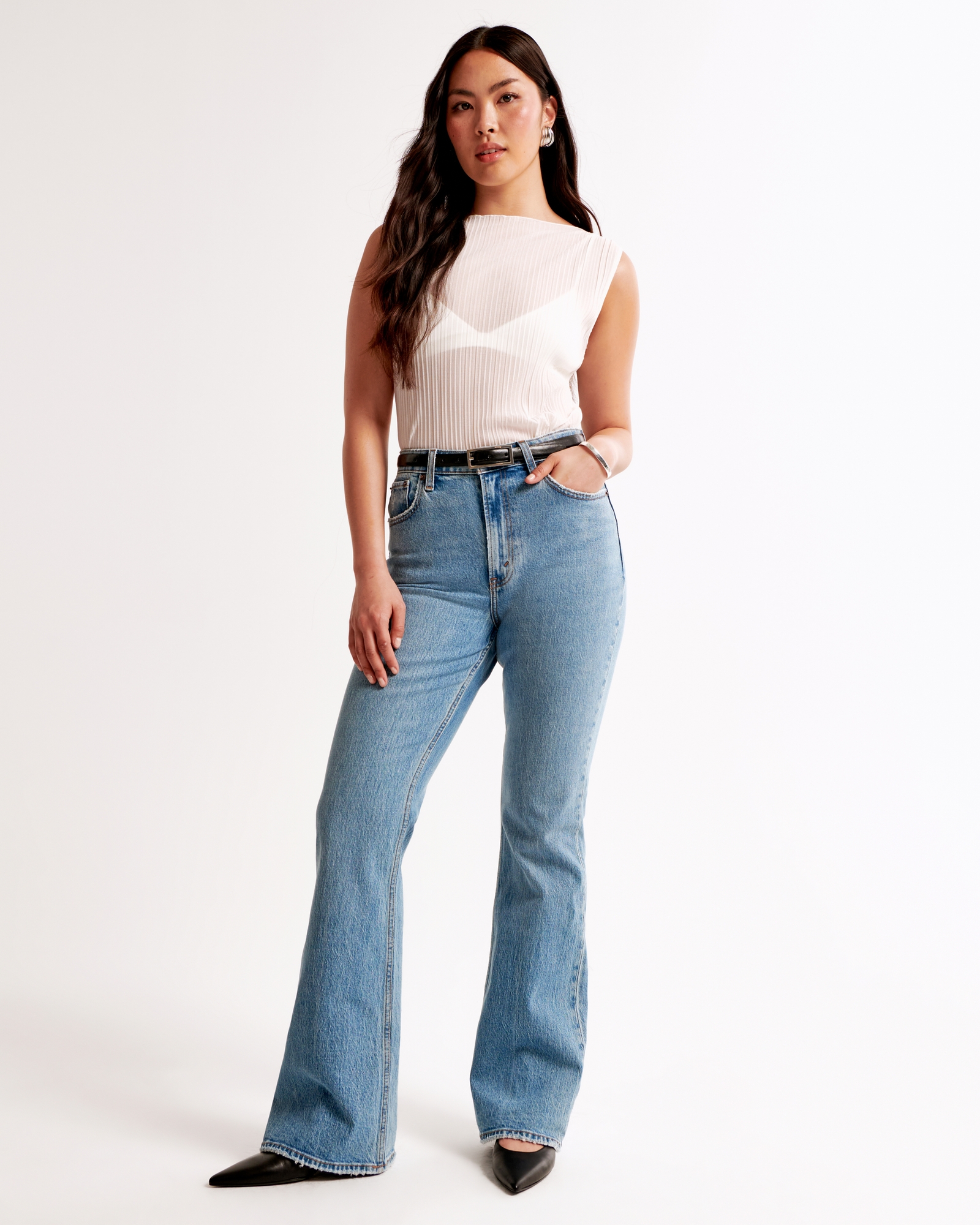 Curve Love High Rise Vintage Flare Jean