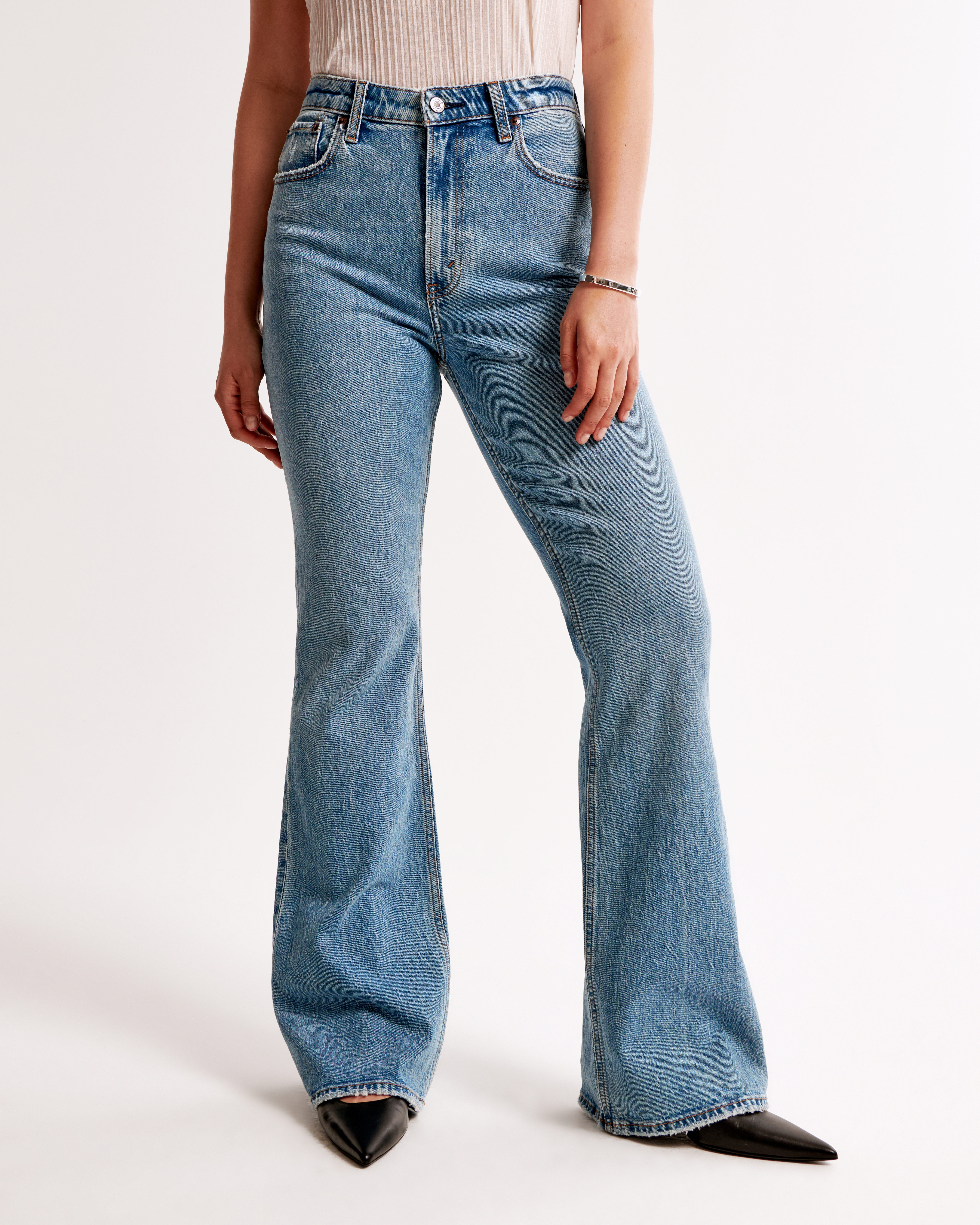 A&F The 70s Vintage Flare Ultra factory High Rise Jean - Size 4/27