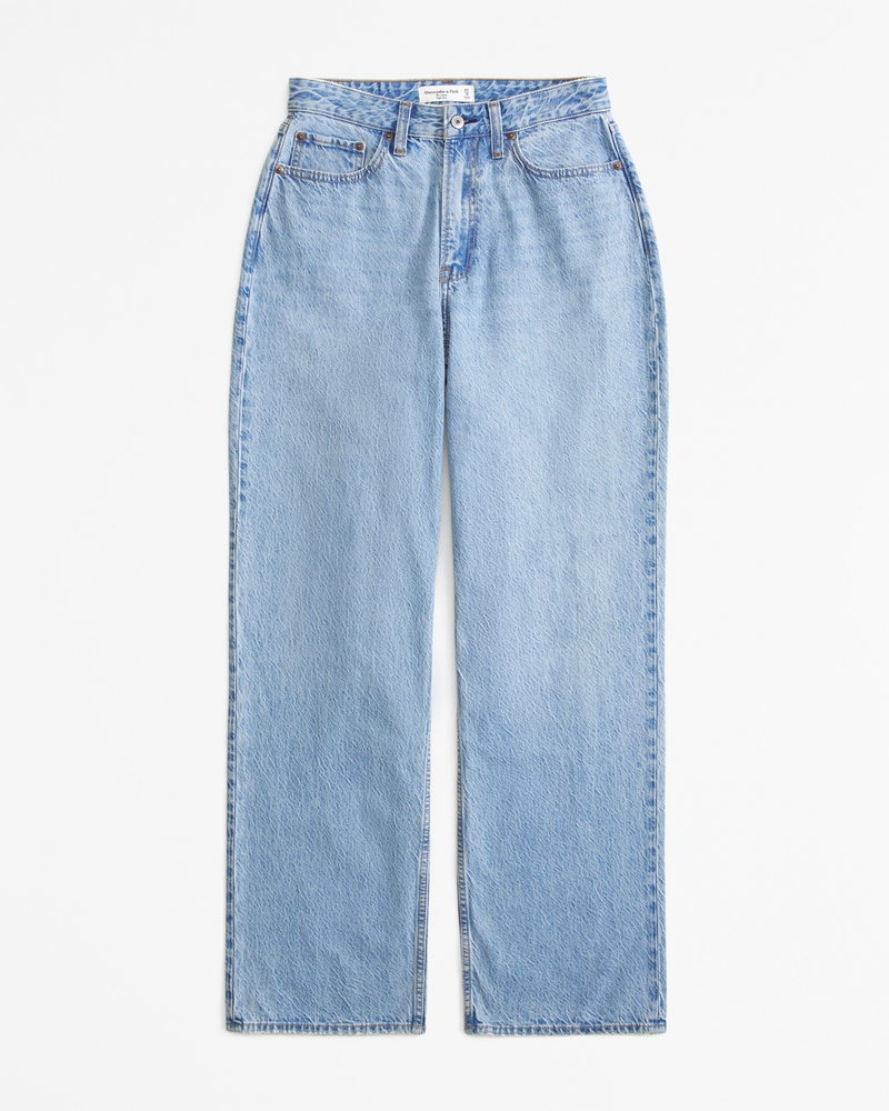 Women's Curve Love High Rise Loose Jean | Women's Clearance