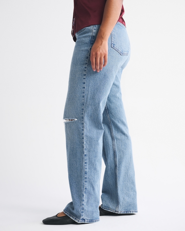 Women's Curve Love Low Rise Baggy Jean | Women's Clearance