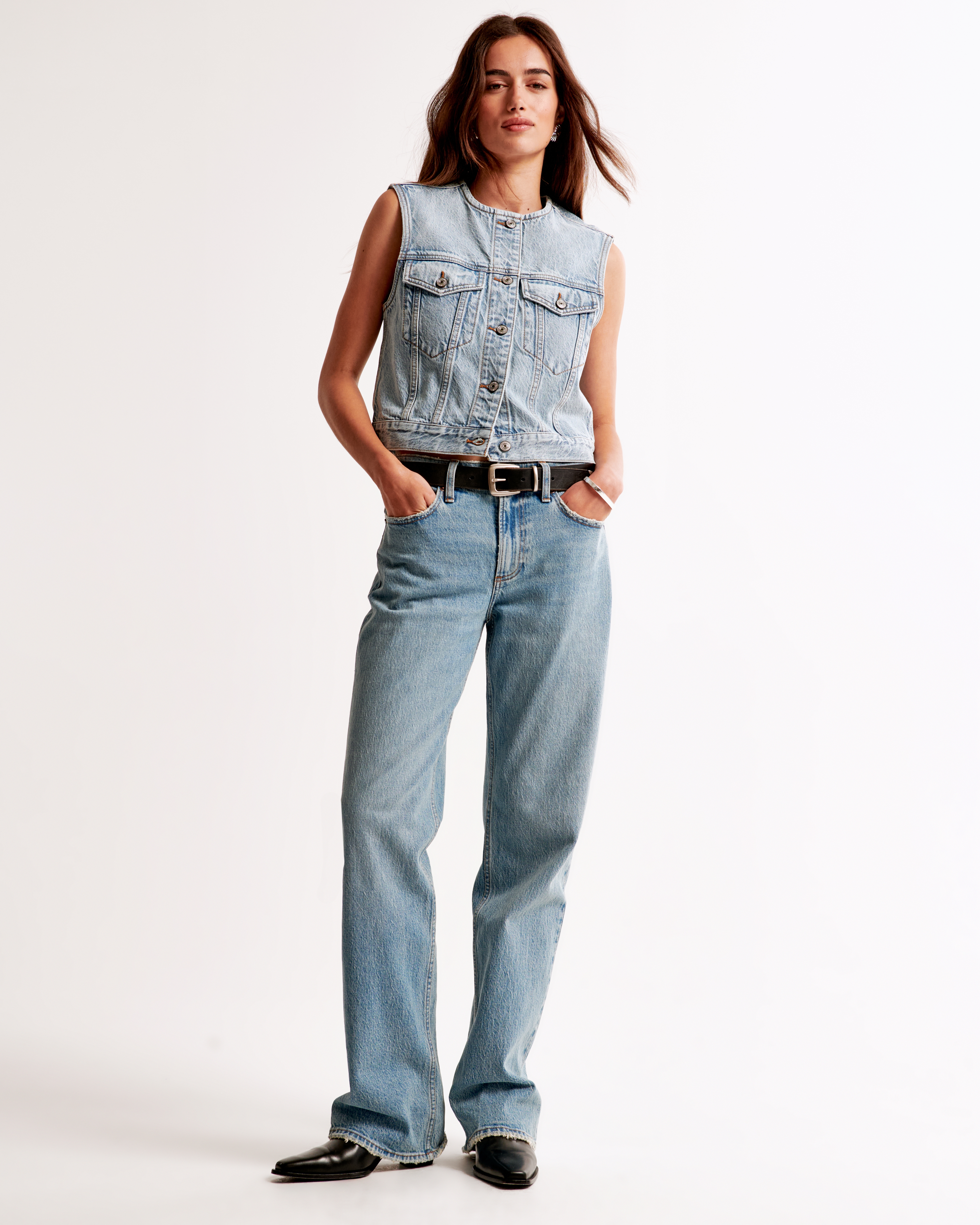   Jeans ローライズ バギー ジーンズ 送関込 KIC_155-4720-00657-295_model2.