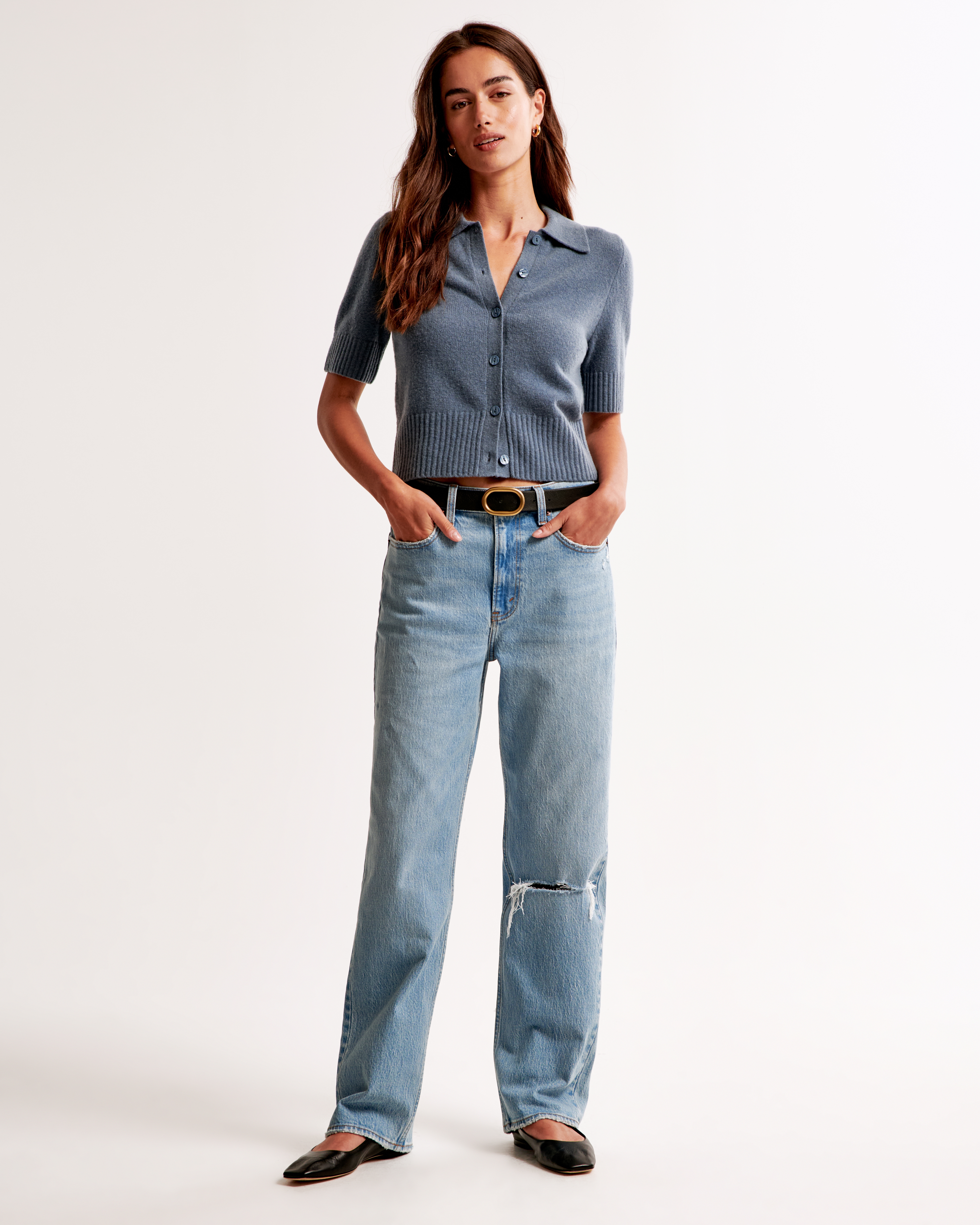 Women's High Rise Vintage Straight Jean | Women's Clearance