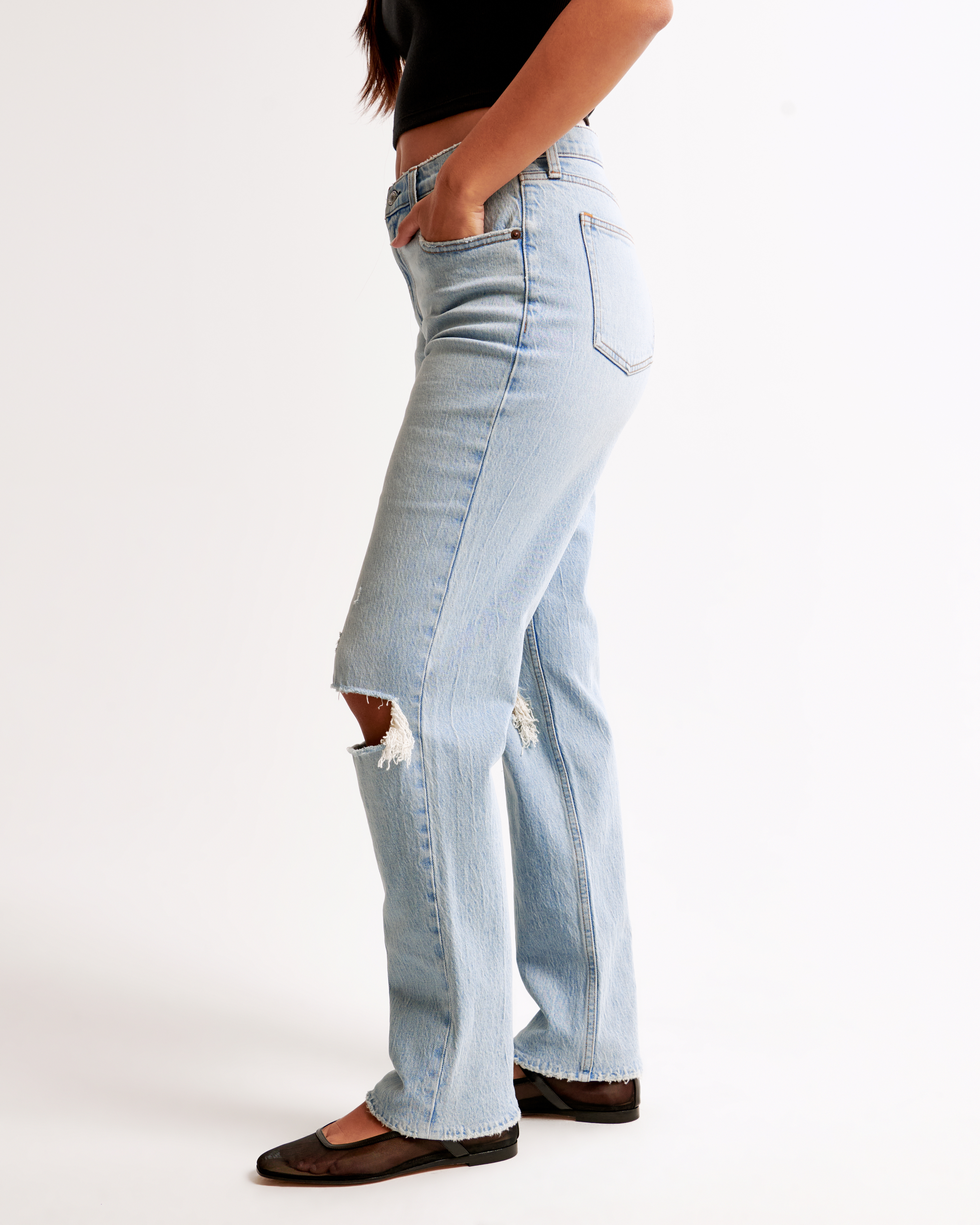 Women's Curve Love Mid Rise 90s Straight Jean | Women's