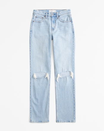 Curve Love Mid Rise 90s Straight Jean