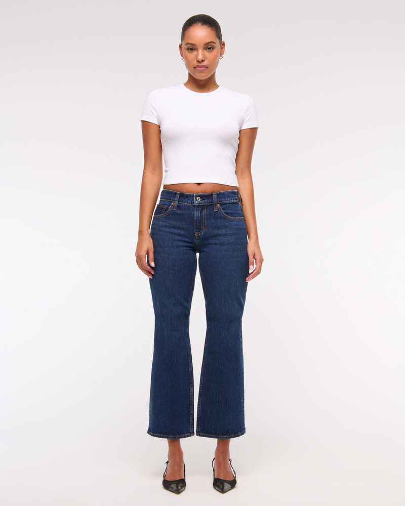 Low Rise Cropped Boot Jean