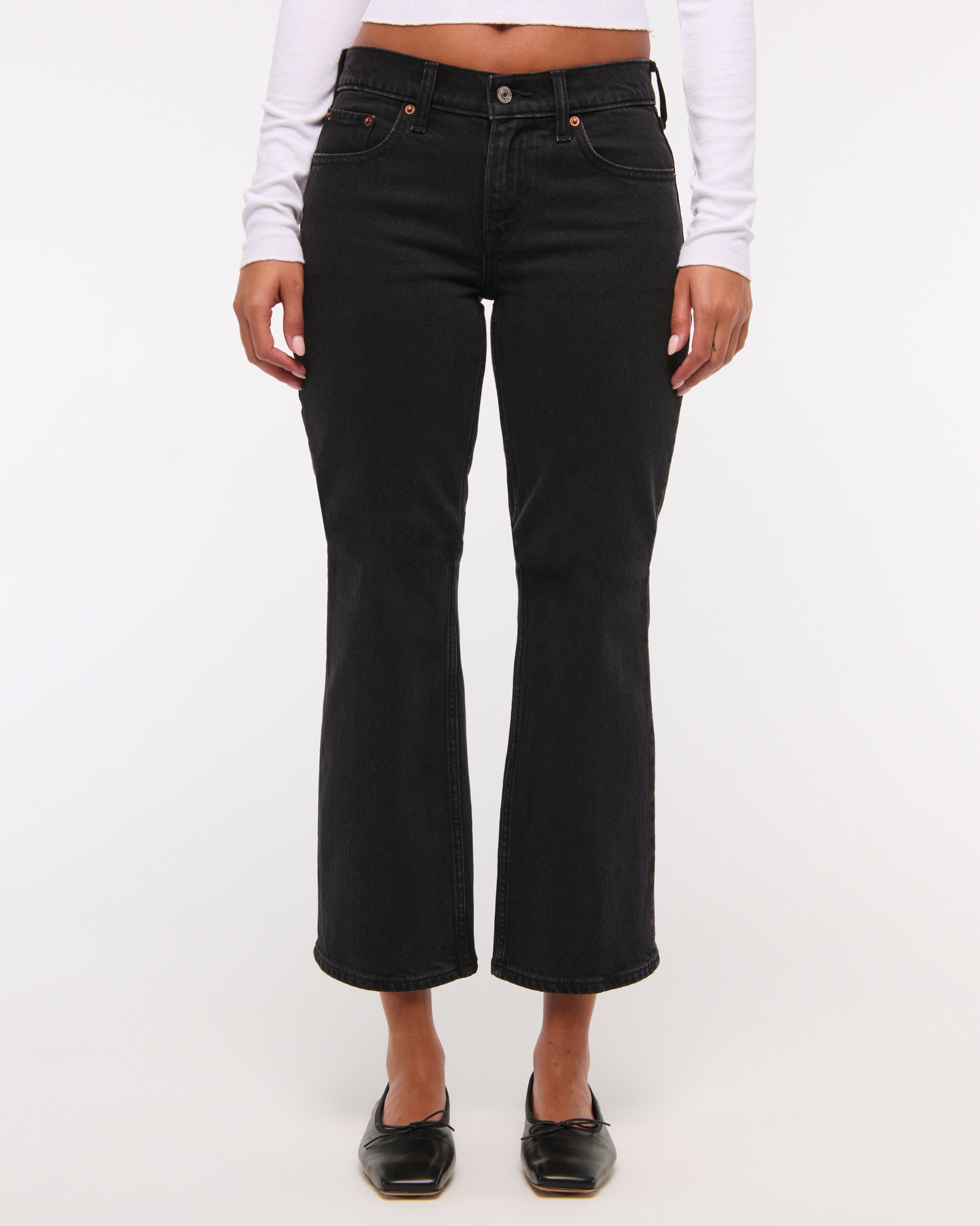 Low Rise Cropped Boot Jean