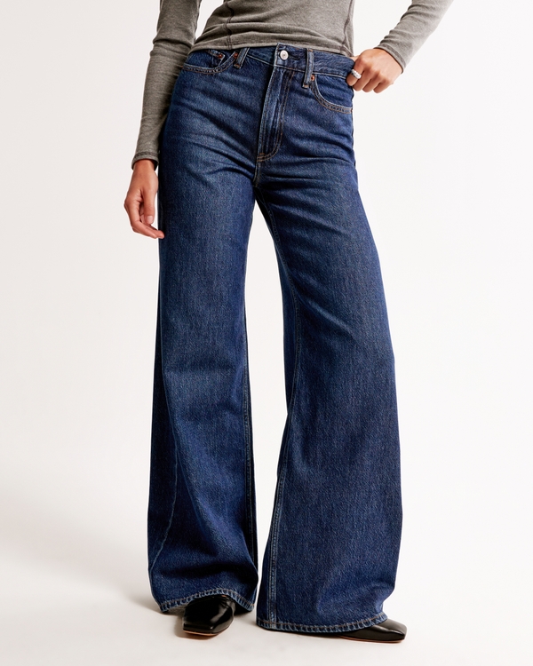 High Rise Wide Leg Jean